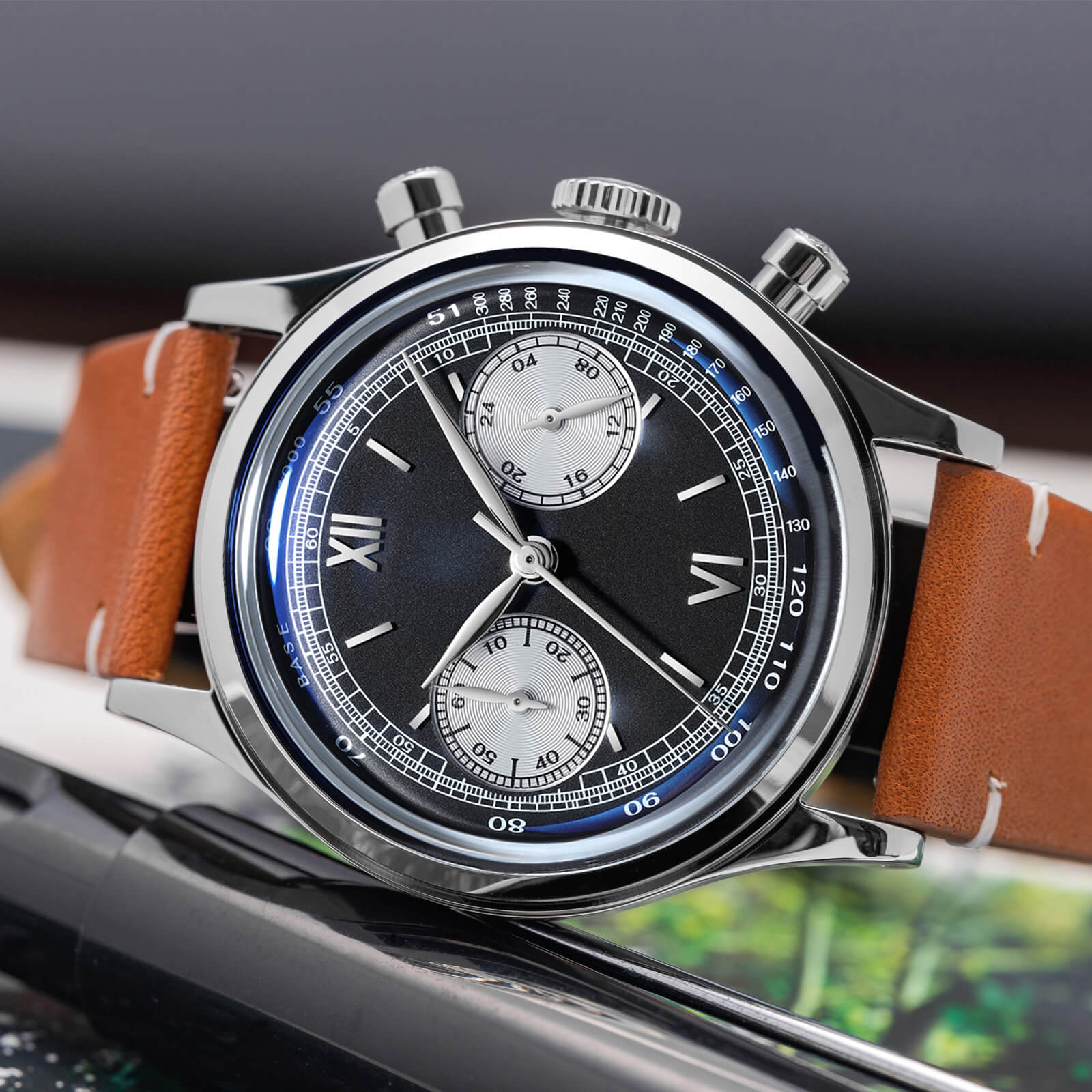 🔥Summer Sale🔥ADDIESDIVE Panda BB Chronograph Retro Men Watch 38mm Quartz Watch, AD2037 - Image 18