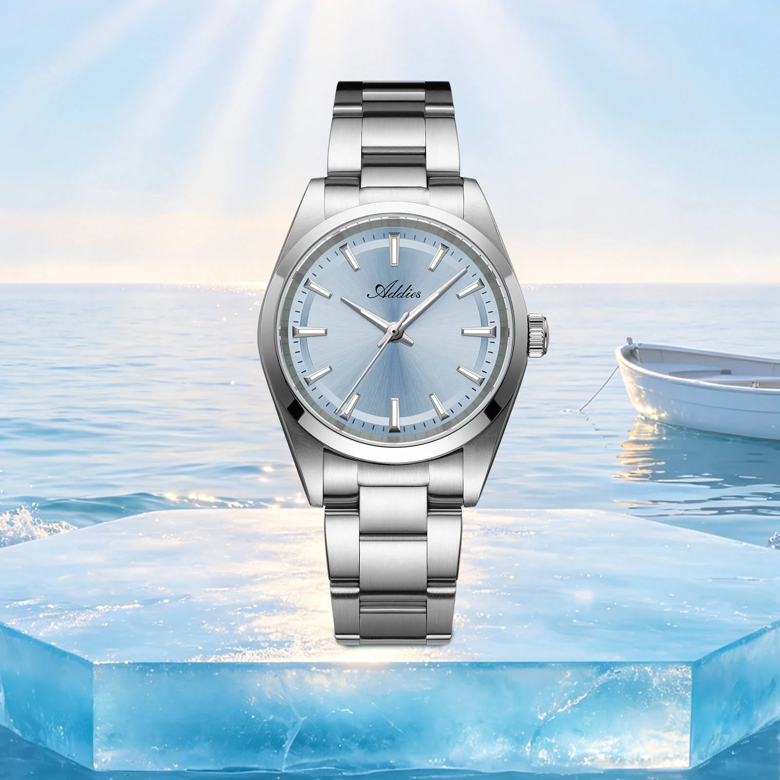 Addies 31mm Sunburst Women's Quartz Watch Sapphire Crystal AW25908 - Image 20