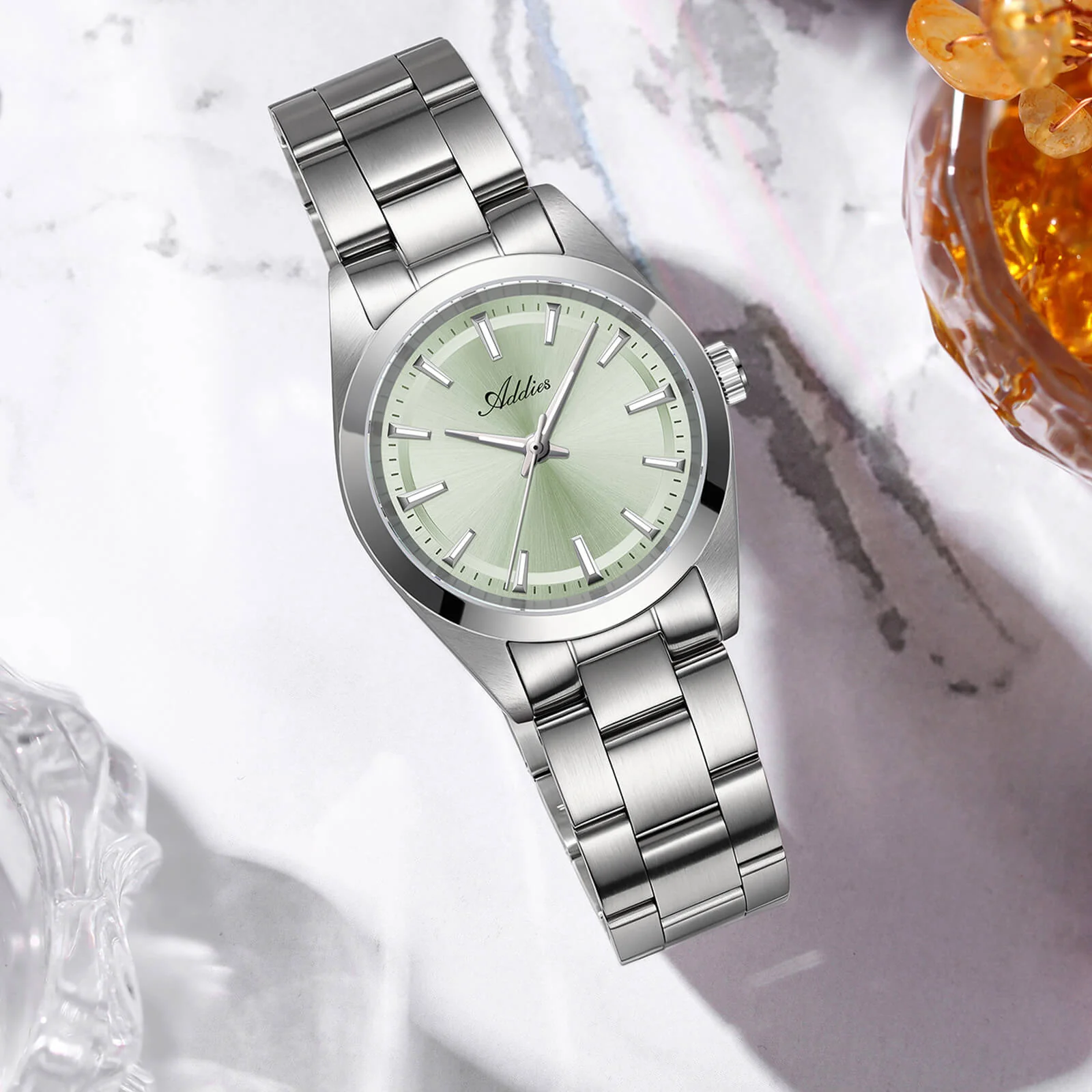 Addies 31mm Sunburst Women's Quartz Watch Sapphire Crystal AW25908 - Image 27