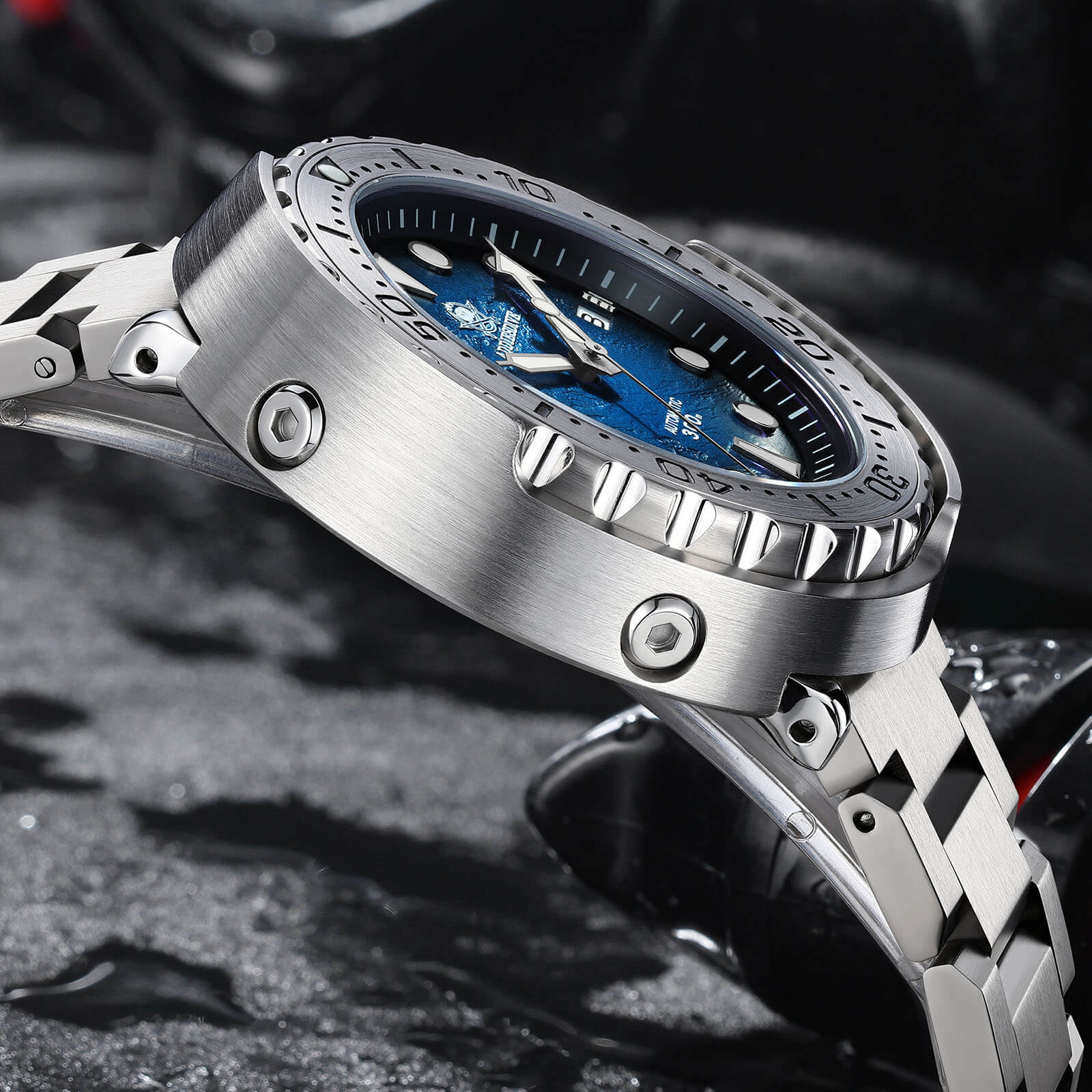 ADDIESDIVE® Tuna 300M Automatic Dive Watch AD2509 - Image 6
