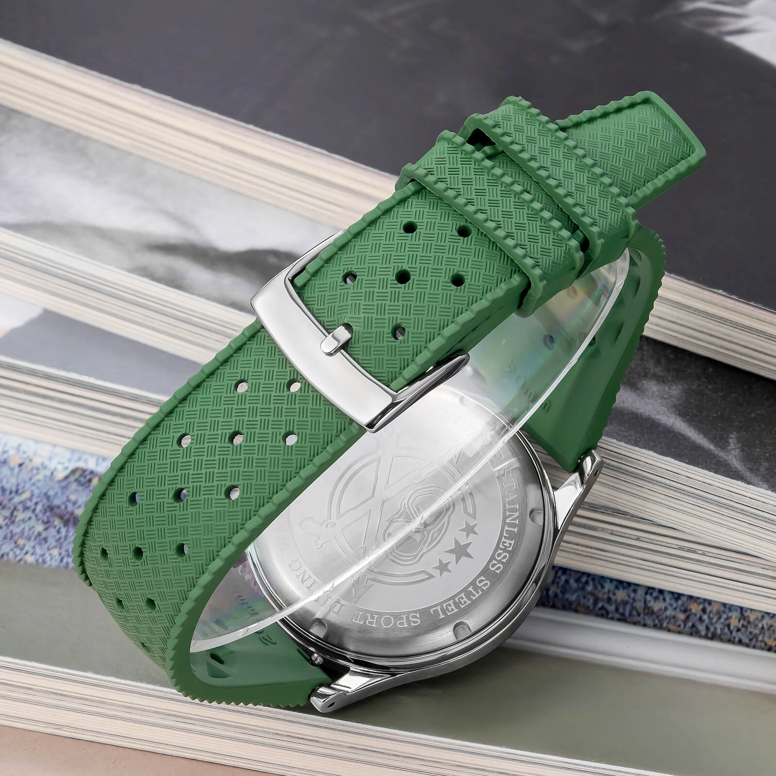 🔥Summer Sale🔥ADDIESDIVE 38mm Racing-Inspired Chronograph Watch AD2529&AD2549 - Image 13