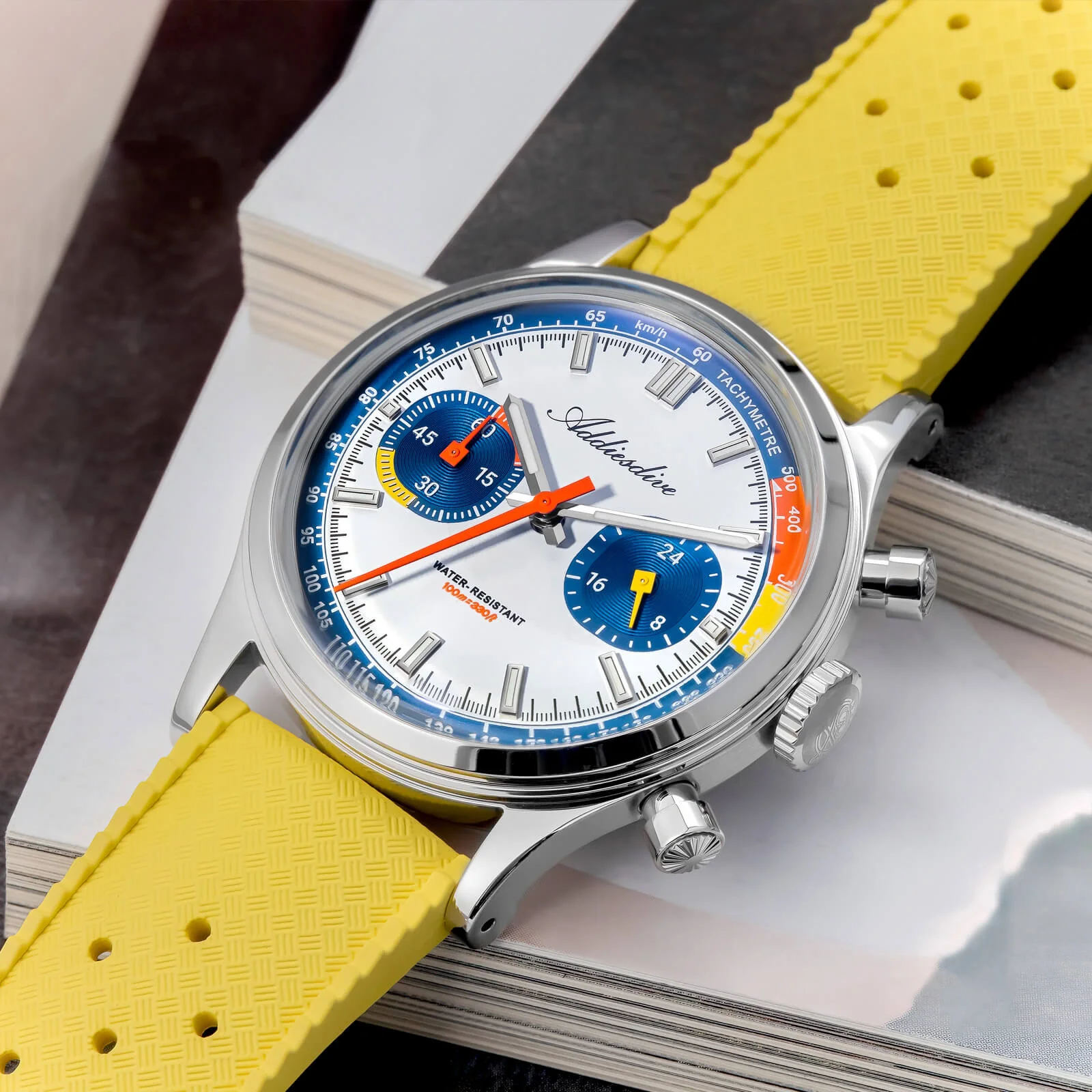 🔥Summer Sale🔥ADDIESDIVE 38mm Racing-Inspired Chronograph Watch AD2529&AD2549 - Image 27