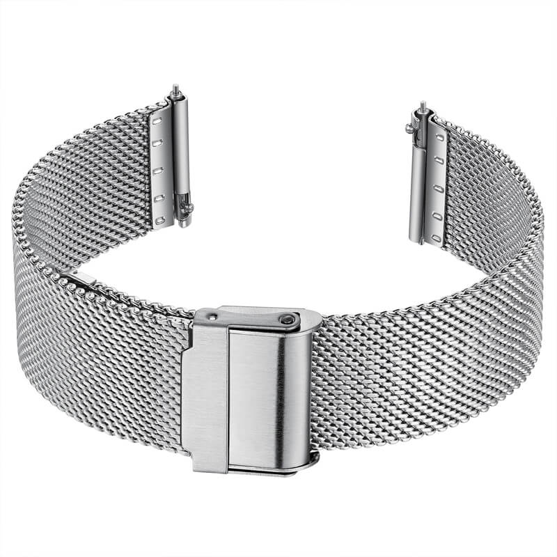 ADDIESDIVE 20mm Stainless Steel Mesh Watch Band，Quick Release Mesh Watch Strap - Image 2