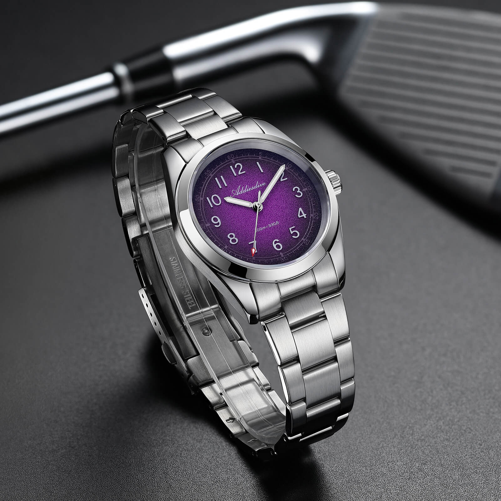 ADDIESDIVE 36mm Luxury Quartz Watch AD2553 - Image 7