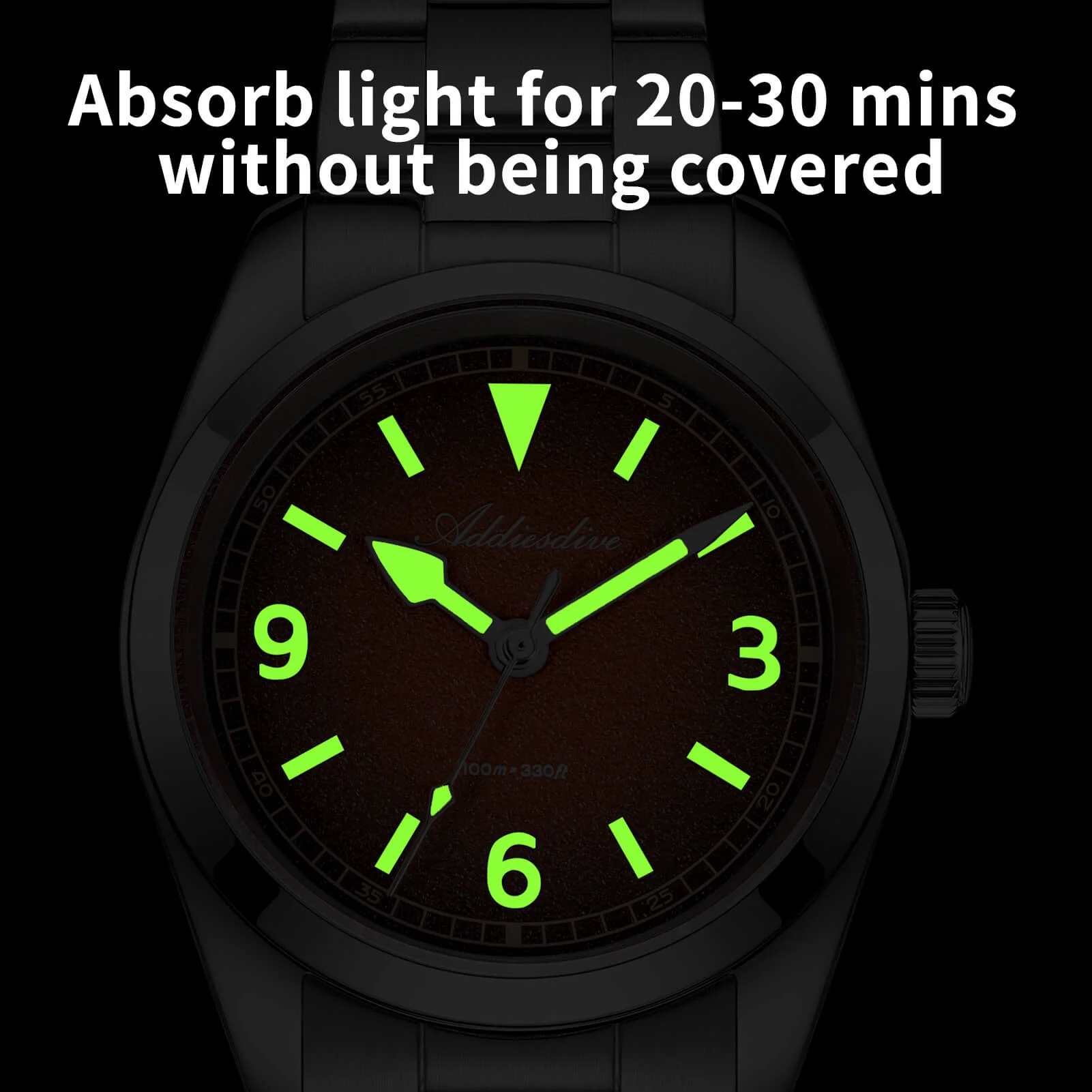 ADDIESDIVE 36mm Luxury Quartz Watch AD2554 - Image 9