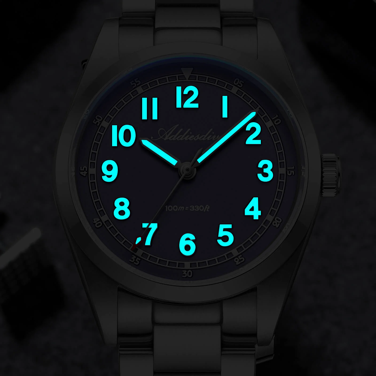 🔥Summer Sale🔥ADDIESDIVE 36mm Super 2035 Movement Quartz Watch AD2521 - Image 7
