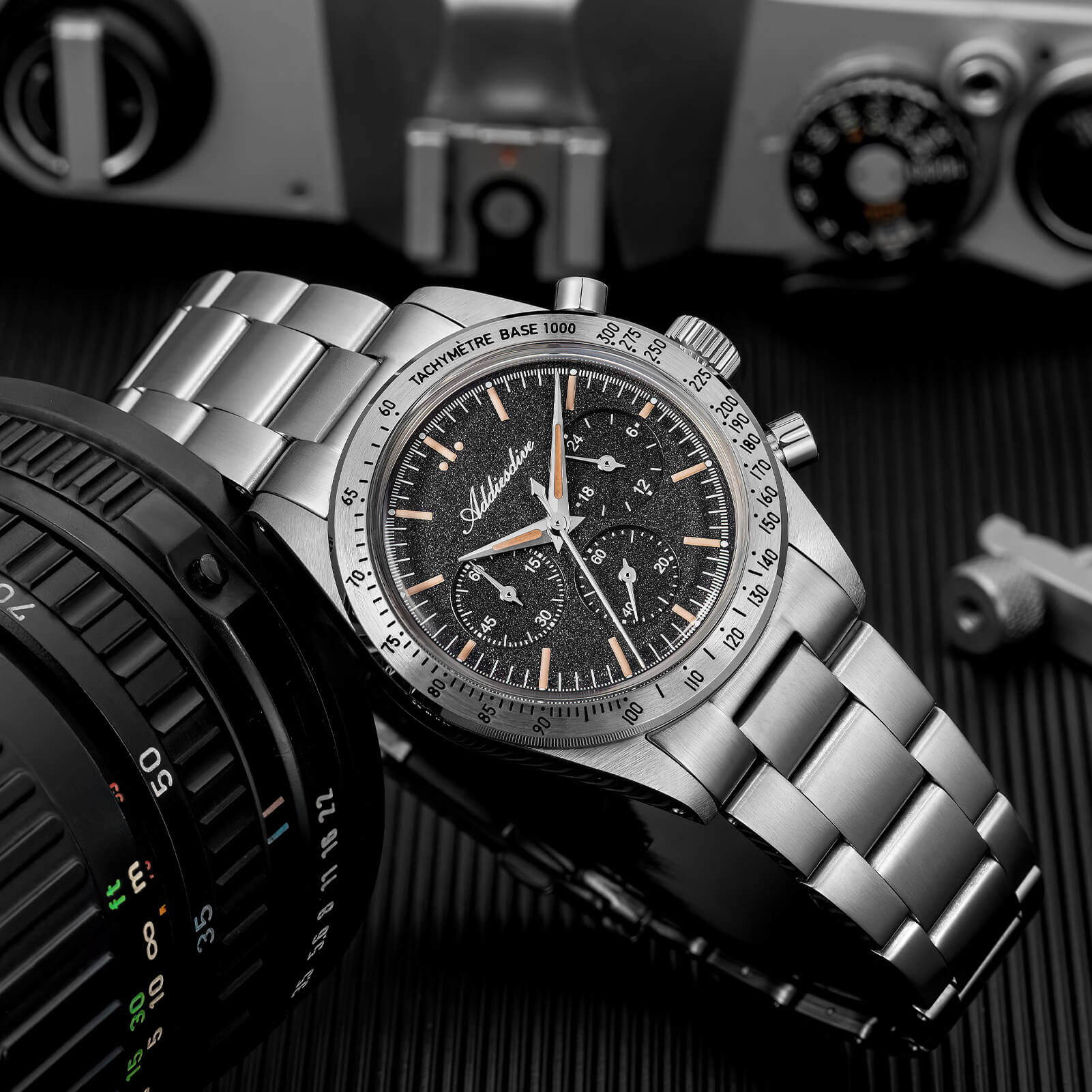 🔥EarlyBird🔥ADDIESDIVE 37mm 0s20 Chronograph Watch AD2552 - Image 14