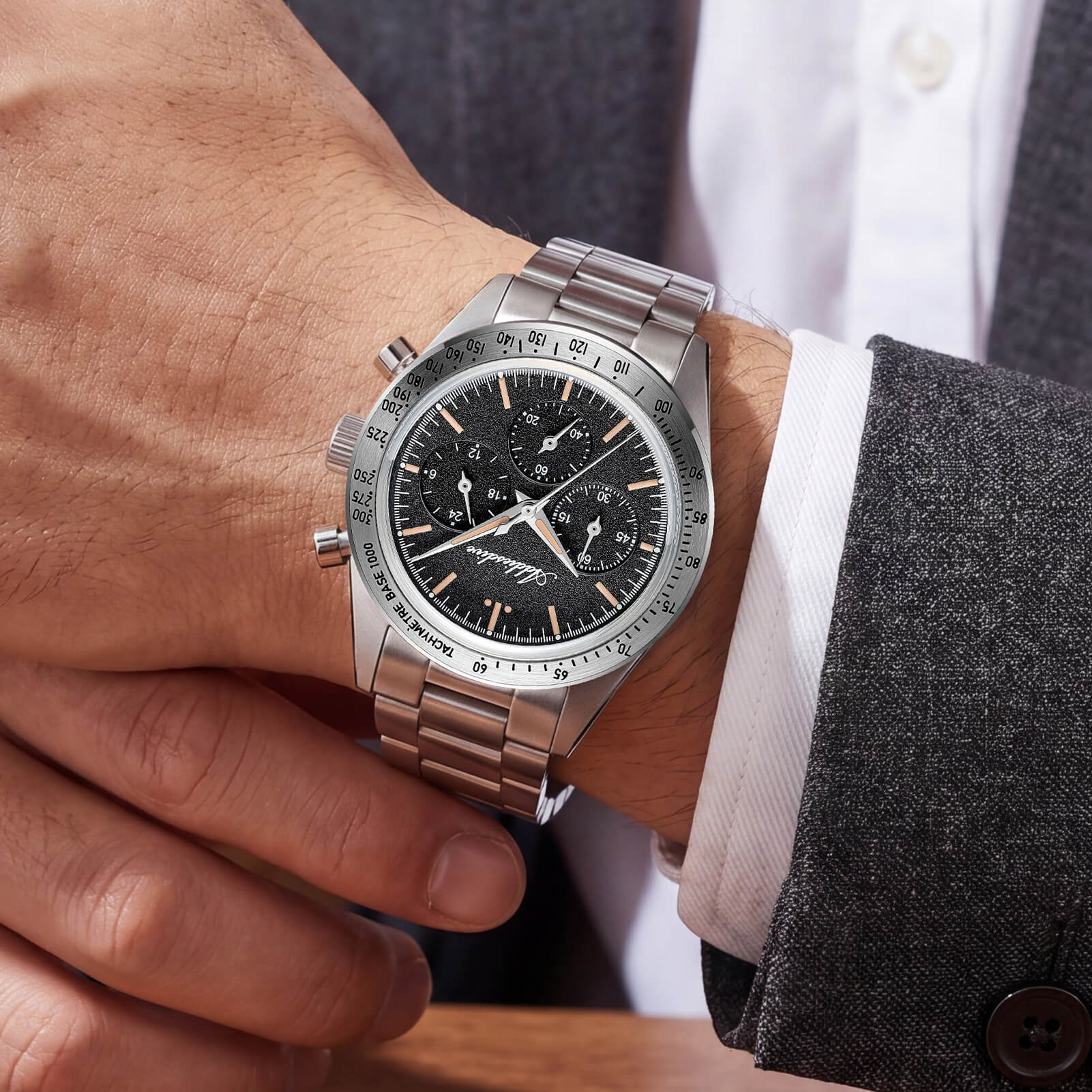 🔥EarlyBird🔥ADDIESDIVE 37mm 0s20 Chronograph Watch AD2552 - Image 16