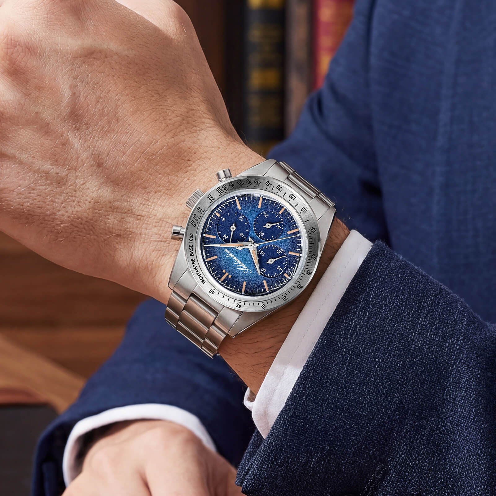🔥EarlyBird🔥ADDIESDIVE 37mm 0s20 Chronograph Watch AD2552 - Image 9