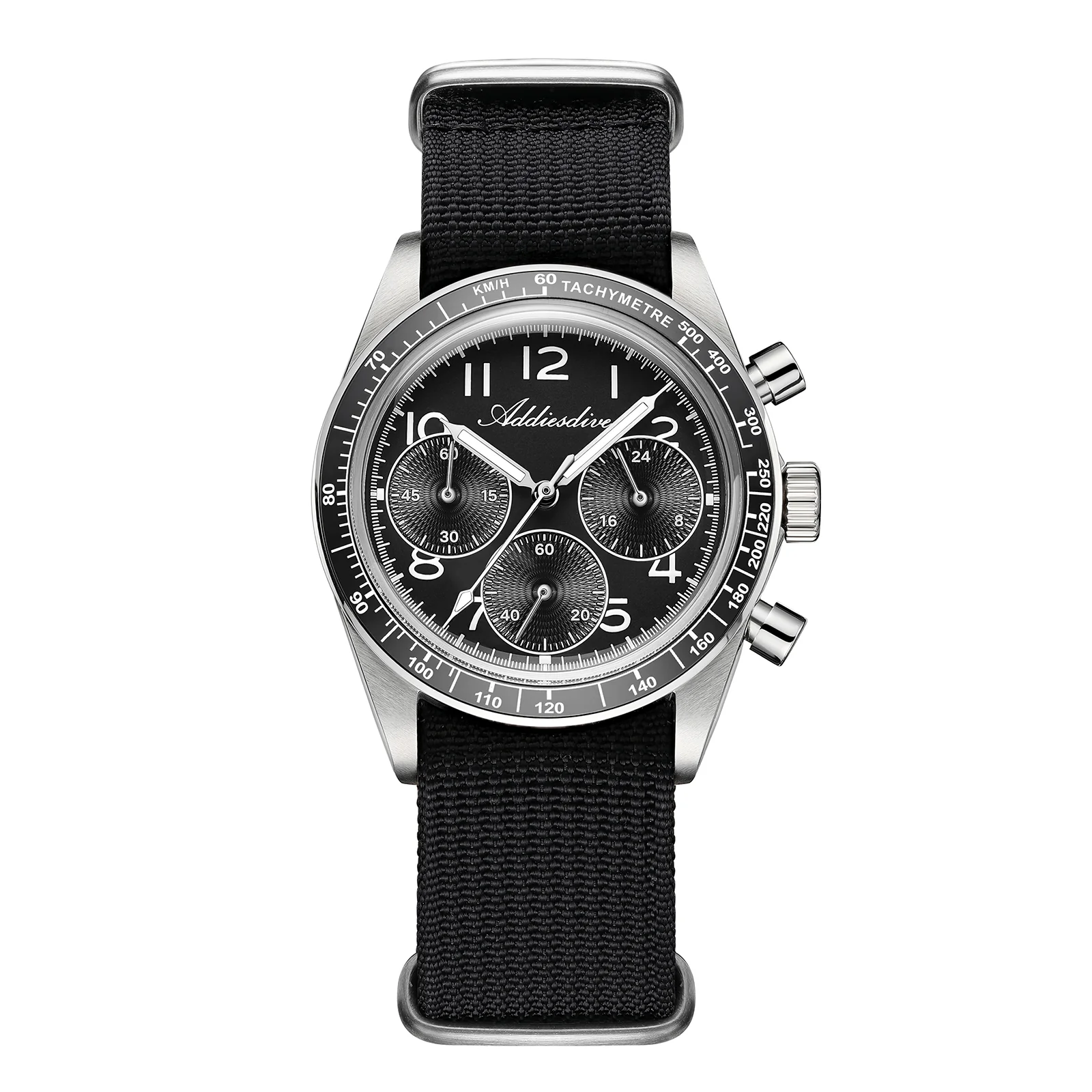 🔥Summer Sale🔥ADDIESDIVE 37mm VK63/0S20 Triple-Register Chronograph Watch AD2517/AD2543 - Image 5