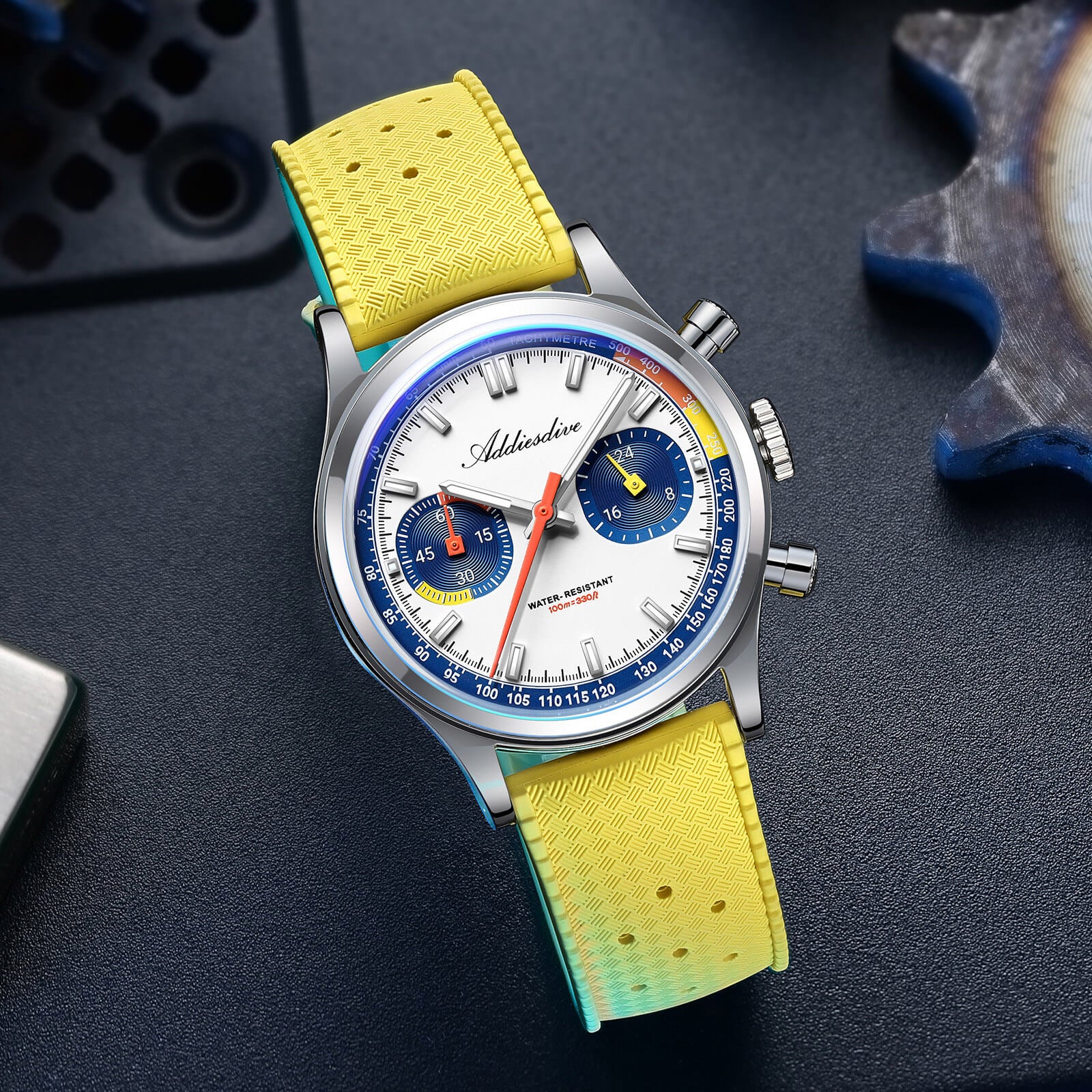 🔥Summer Sale🔥ADDIESDIVE 38mm Racing-Inspired Chronograph Watch AD2529&AD2549 - Image 25