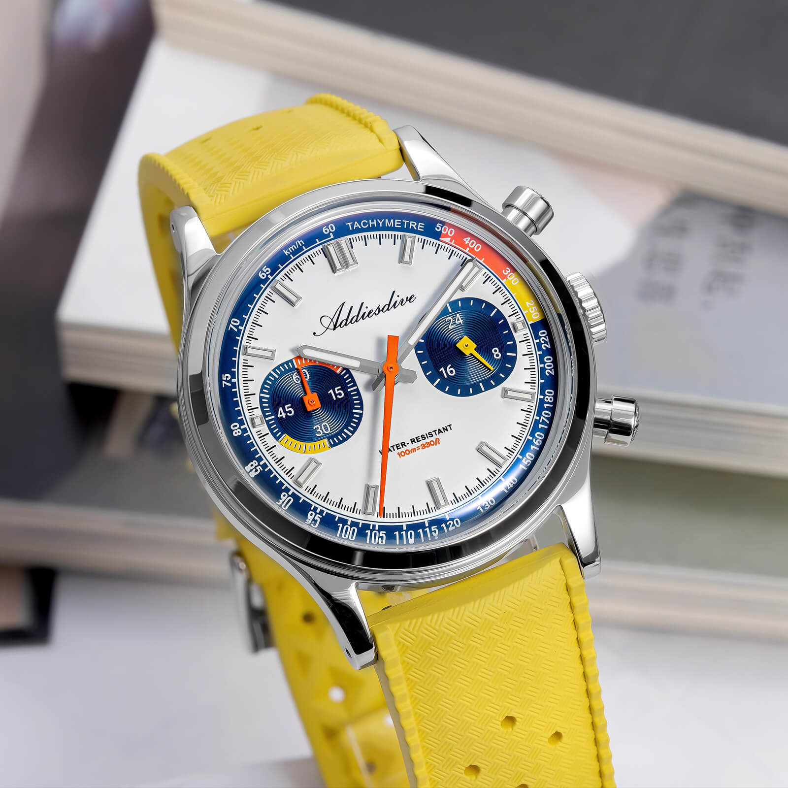 🔥Summer Sale🔥ADDIESDIVE 38mm Racing-Inspired Chronograph Watch AD2529&AD2549 - Image 26