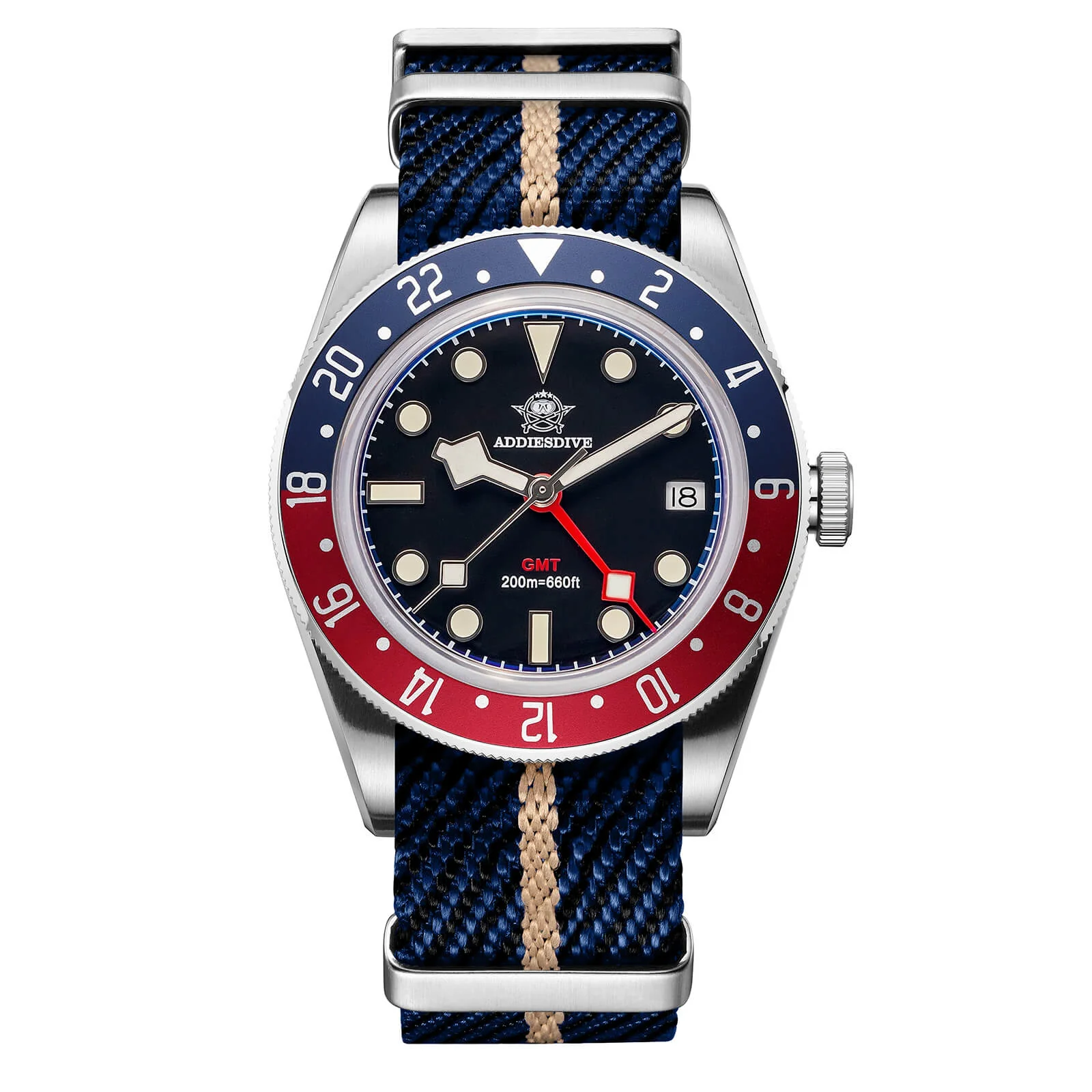 ADDIESDIVE 39mm BB58 GMT Quartz Watch AD2044 - Image 14