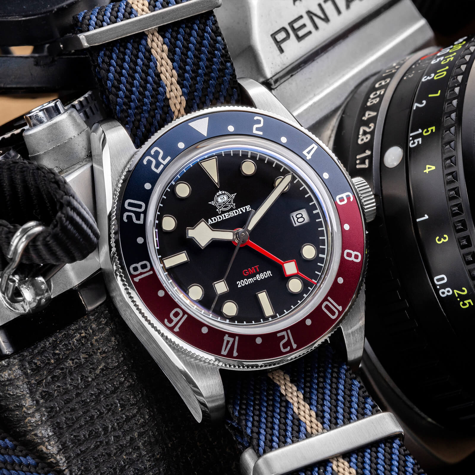 ADDIESDIVE 39mm BB58 GMT Quartz Watch AD2044 - Image 24