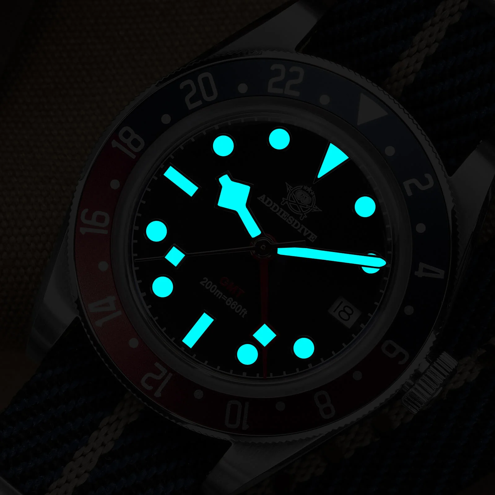 ADDIESDIVE 39mm BB58 GMT Quartz Watch AD2044 - Image 26