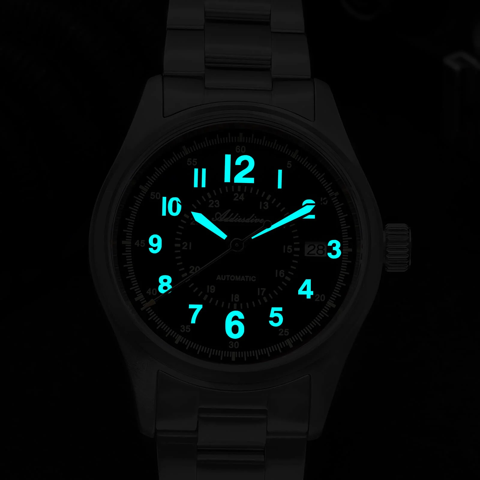 ADDIESDIVE 39mm Sapphire Crystal Automatic Watch Field Watch AD2074 - Image 48