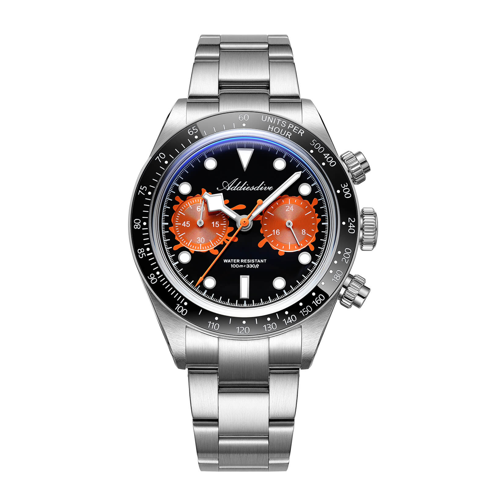 🔥Summer Sale🔥ADDIESDIVE 40mm VK64 Chronograph Watch AD2520 - Image 14