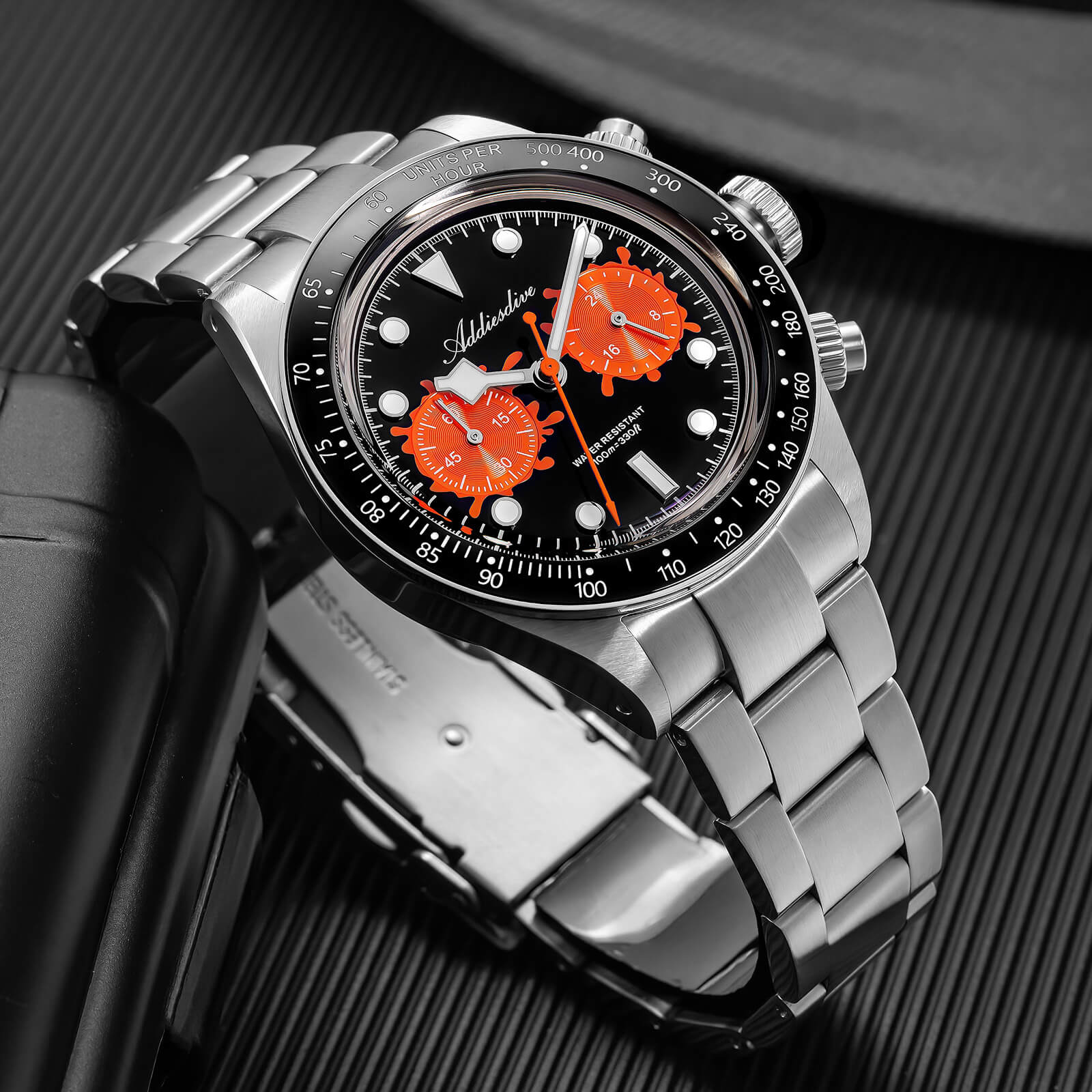 🔥Summer Sale🔥ADDIESDIVE 40mm VK64 Chronograph Watch AD2520 - Image 16