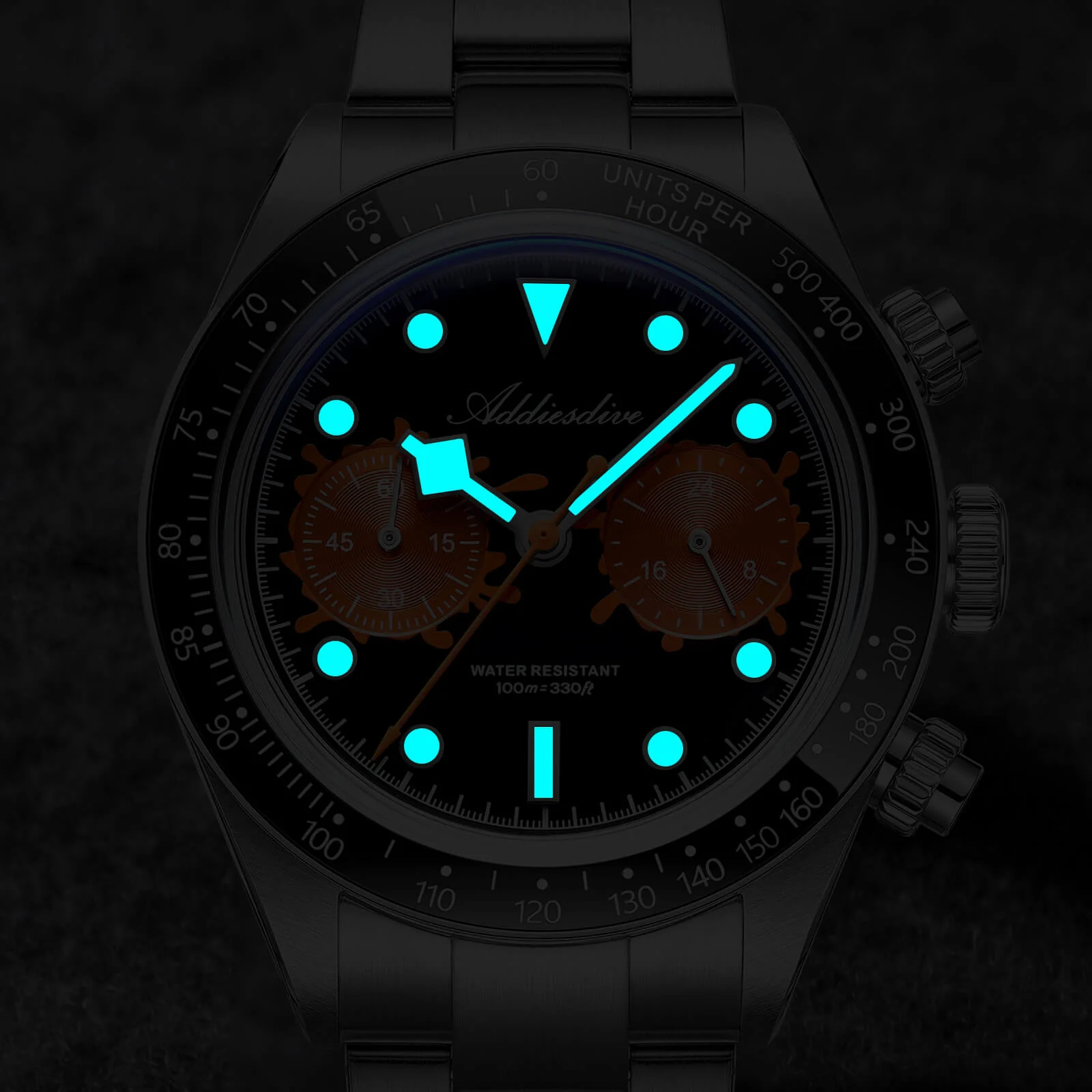 🔥Summer Sale🔥ADDIESDIVE 40mm VK64 Chronograph Watch AD2520 - Image 21