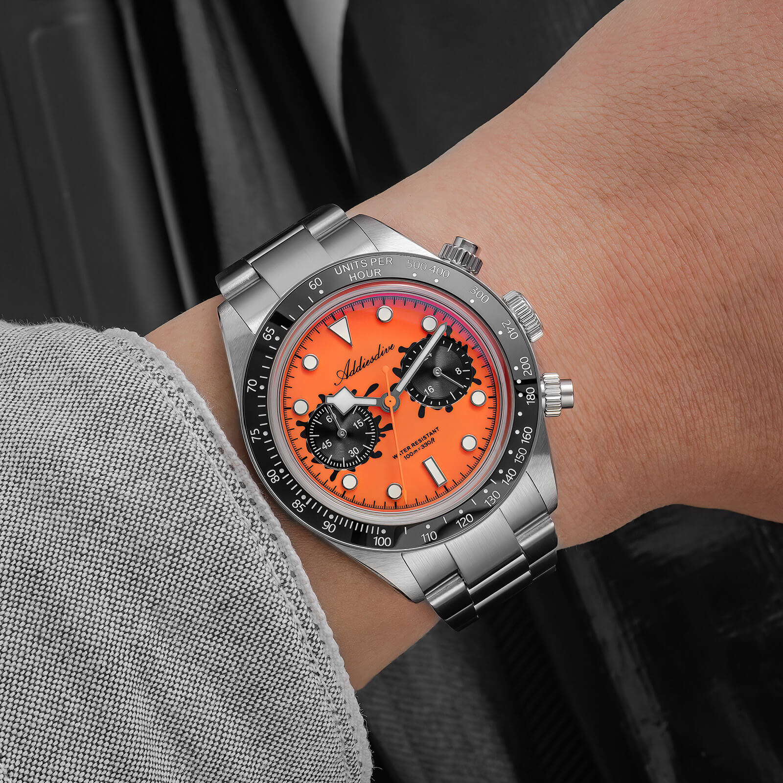 🔥Summer Sale🔥ADDIESDIVE 40mm VK64 Chronograph Watch AD2520 - Image 26
