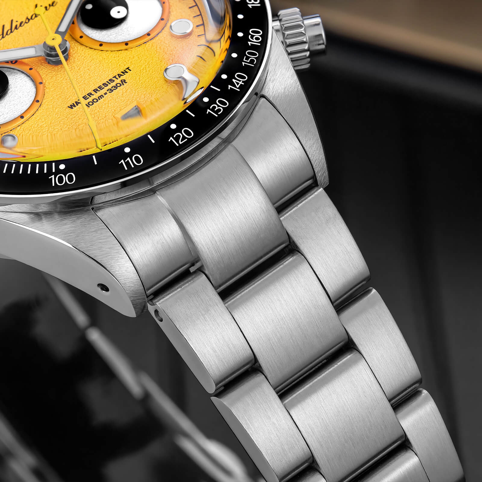 ADDIESDIVE 40mm VK64 Quartz Chronograph Eye Dial Watch AD2557 - Image 7