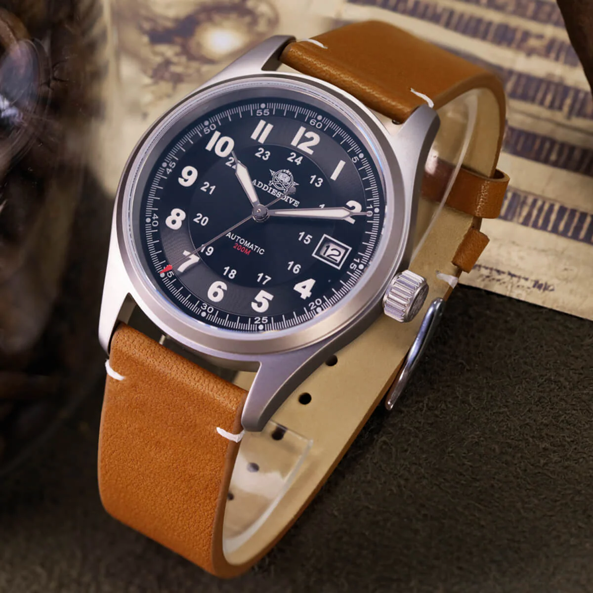 ADDIESDIVE® Men's Elegant Automatic Watch Diver 200M (AD2048) - Image 15