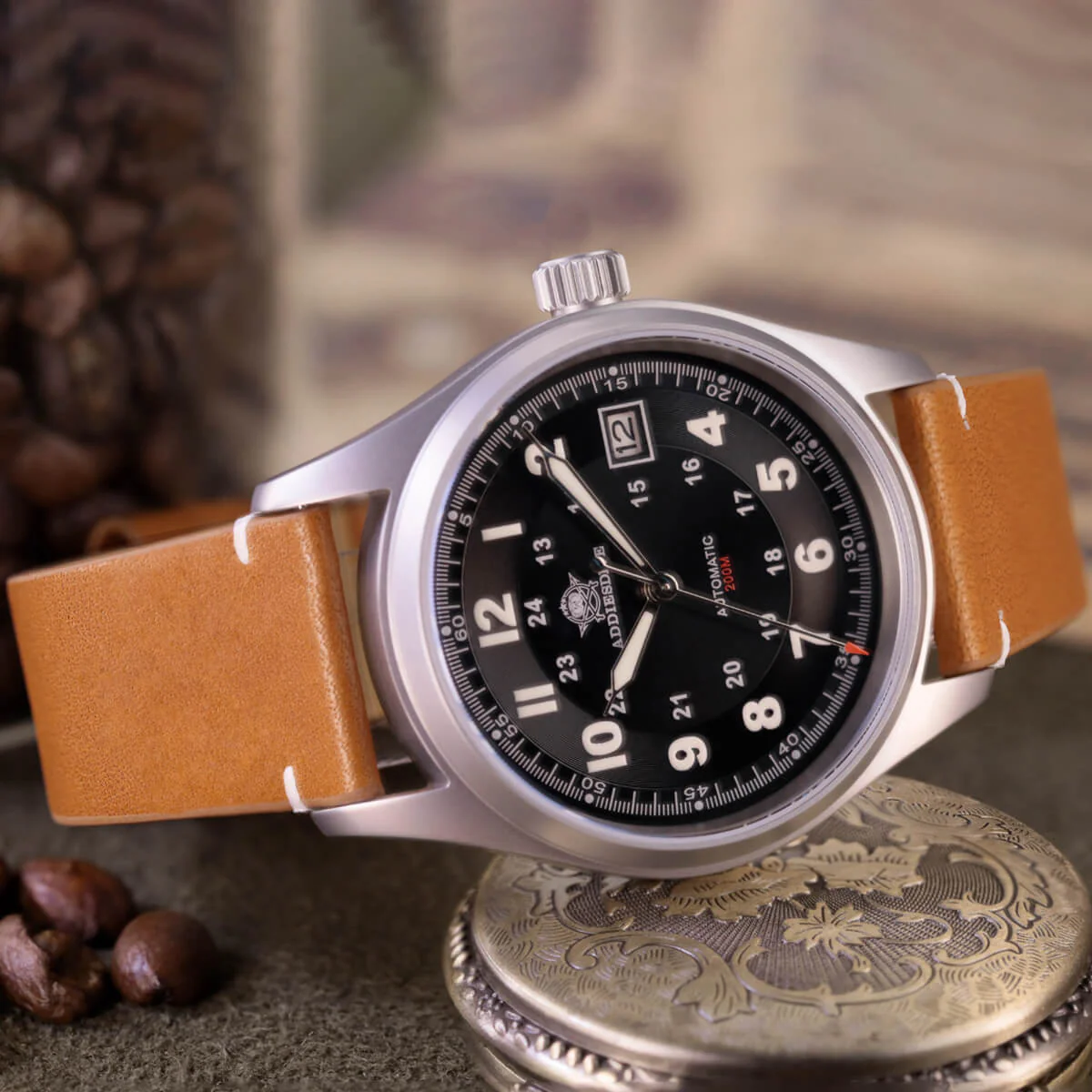 ADDIESDIVE® Men's Elegant Automatic Watch Diver 200M (AD2048) - Image 20