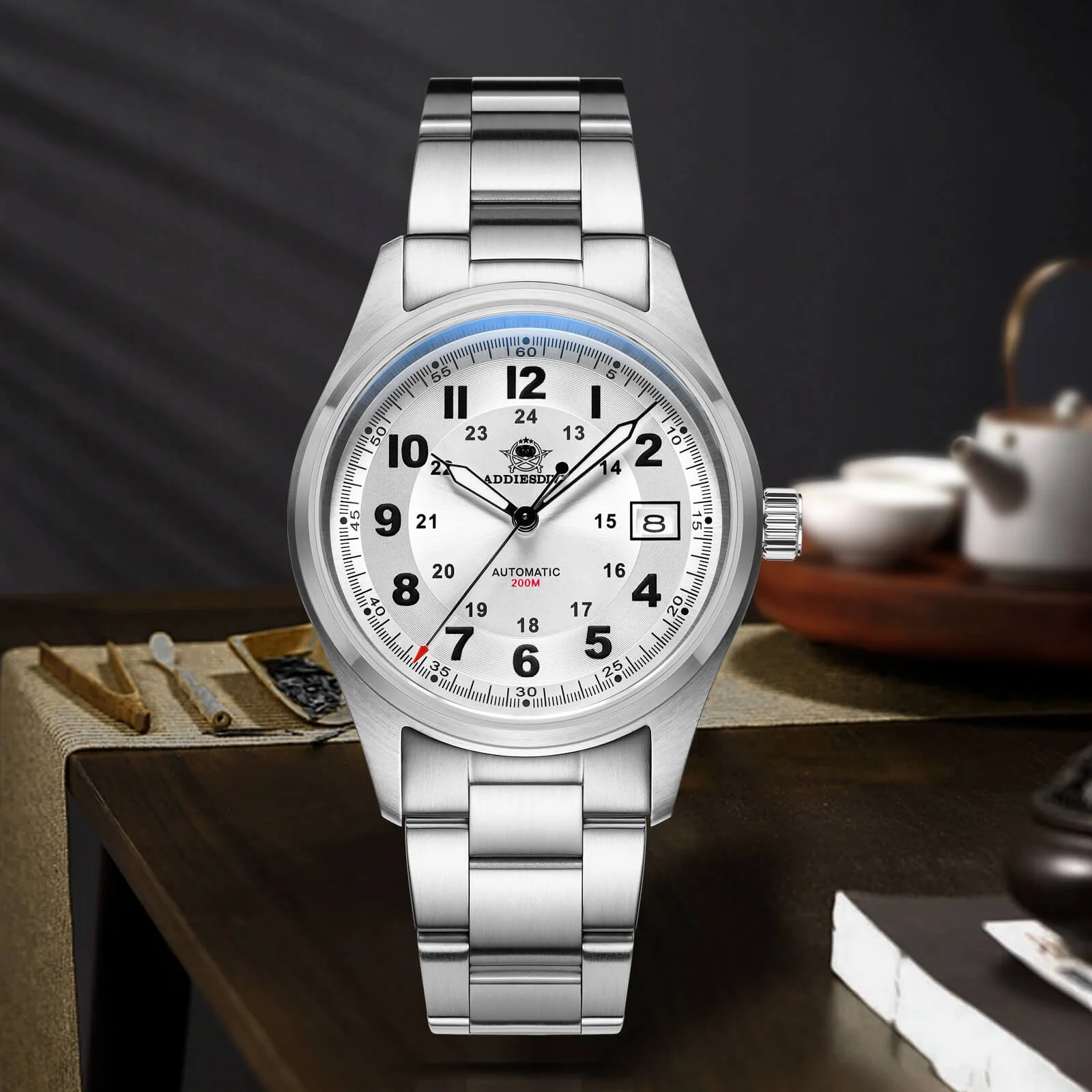 ADDIESDIVE® Men's Elegant Automatic Watch Diver 200M (AD2048) - Image 22