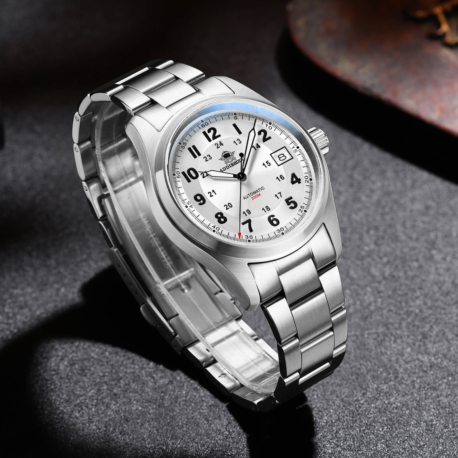 ADDIESDIVE® Men's Elegant Automatic Watch Diver 200M (AD2048) - Image 29
