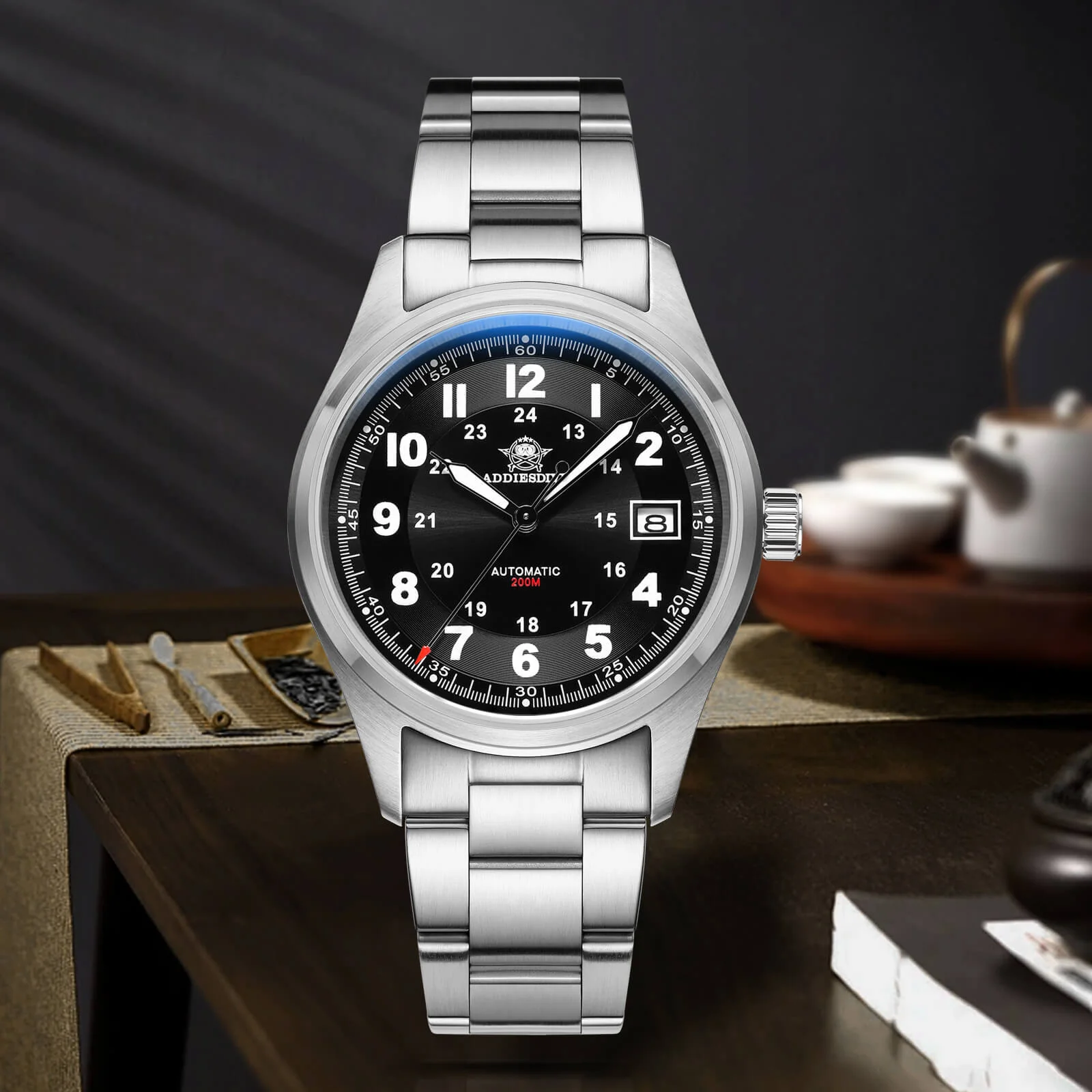ADDIESDIVE® Men's Elegant Automatic Watch Diver 200M (AD2048) - Image 31