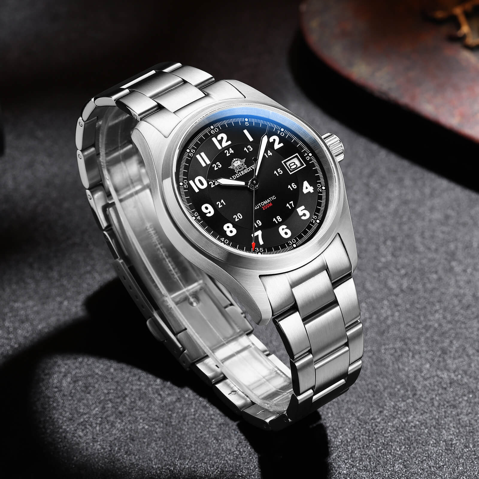 ADDIESDIVE® Men's Elegant Automatic Watch Diver 200M (AD2048) - Image 38