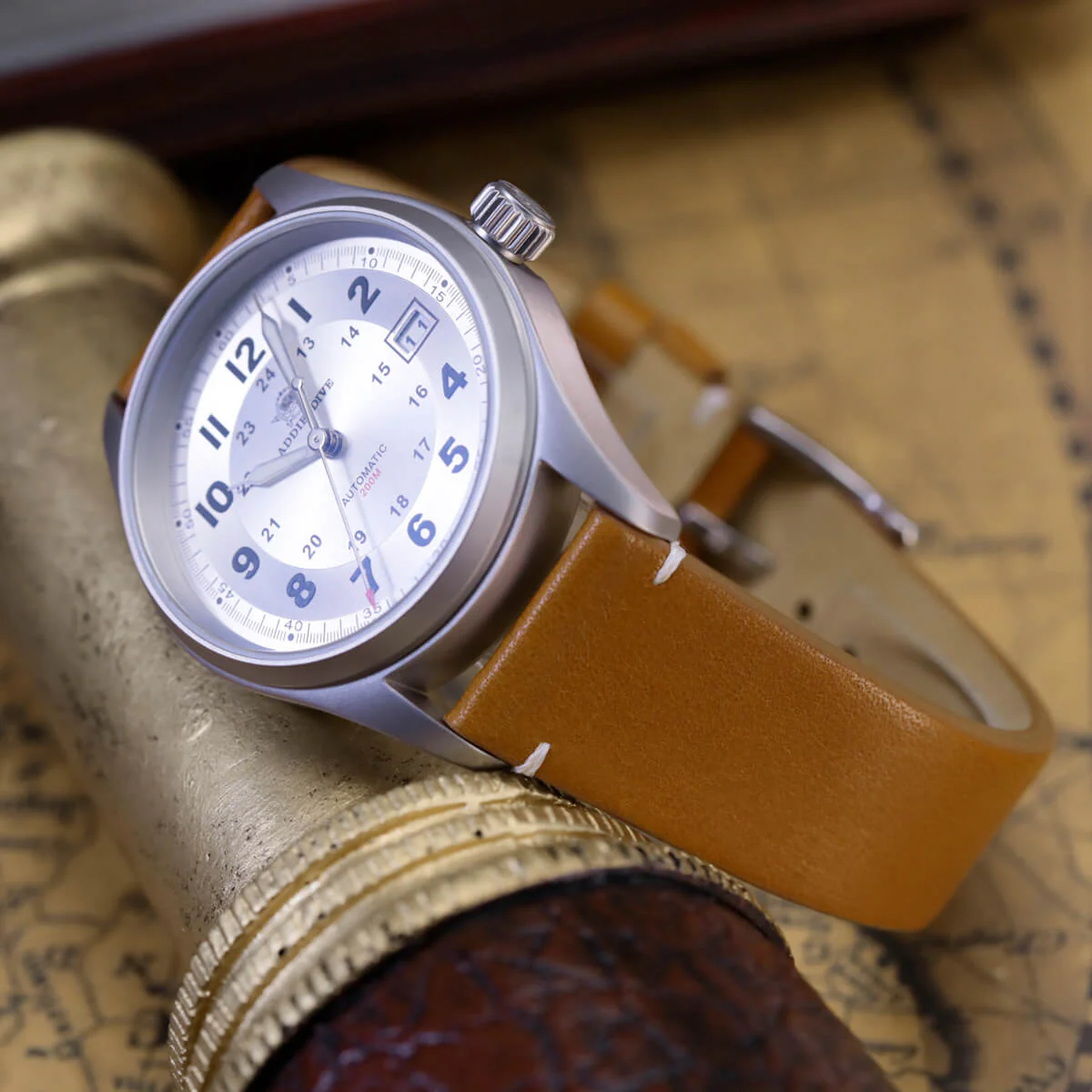 ADDIESDIVE® Men's Elegant Automatic Watch Diver 200M (AD2048) - Image 8