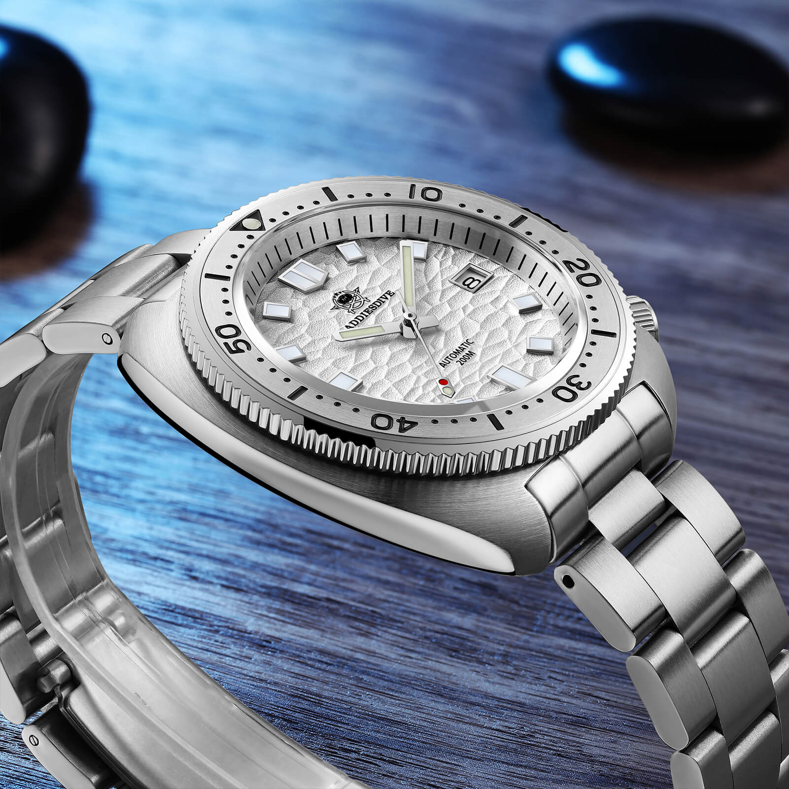 🔥Summer Sale🔥ADDIESDIVE®Turtle White Automatic Dive Watch 1970 Captain Willard Homage ( AD2117) - Image 4