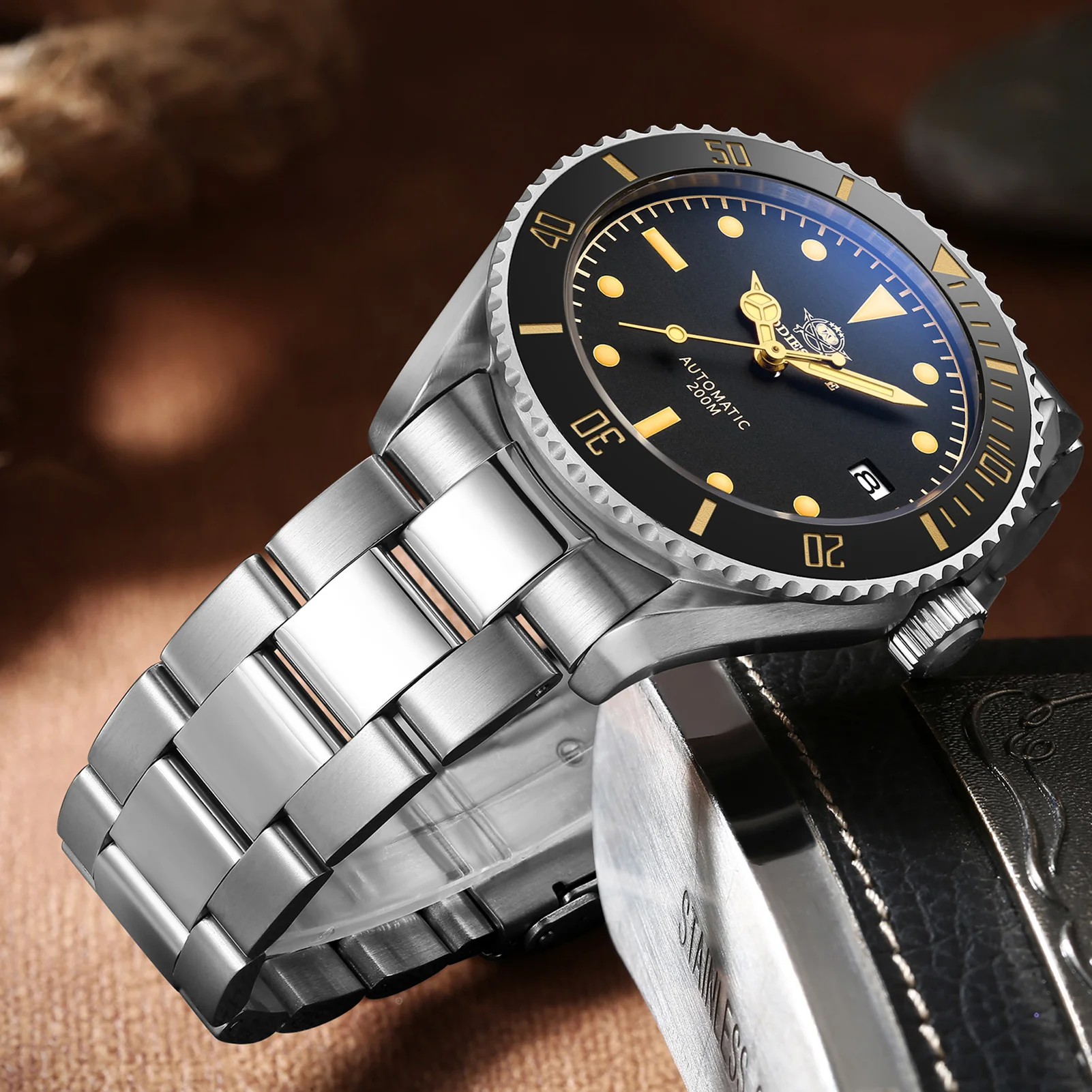 ADDIESDIVE® 40mm Dive Watch Automatic Scuba Watch AD2101 - Image 6