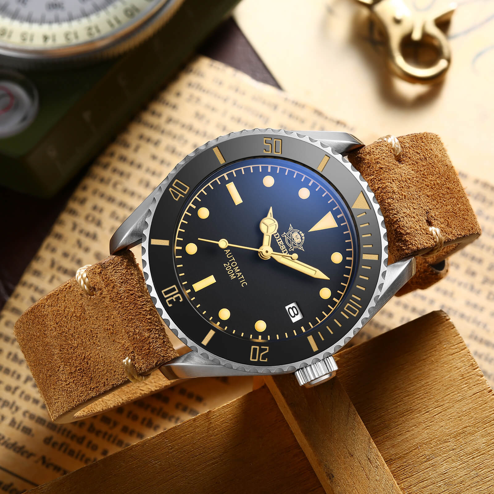 ADDIESDIVE® 40mm Dive Watch Automatic Scuba Watch AD2101 - Image 7