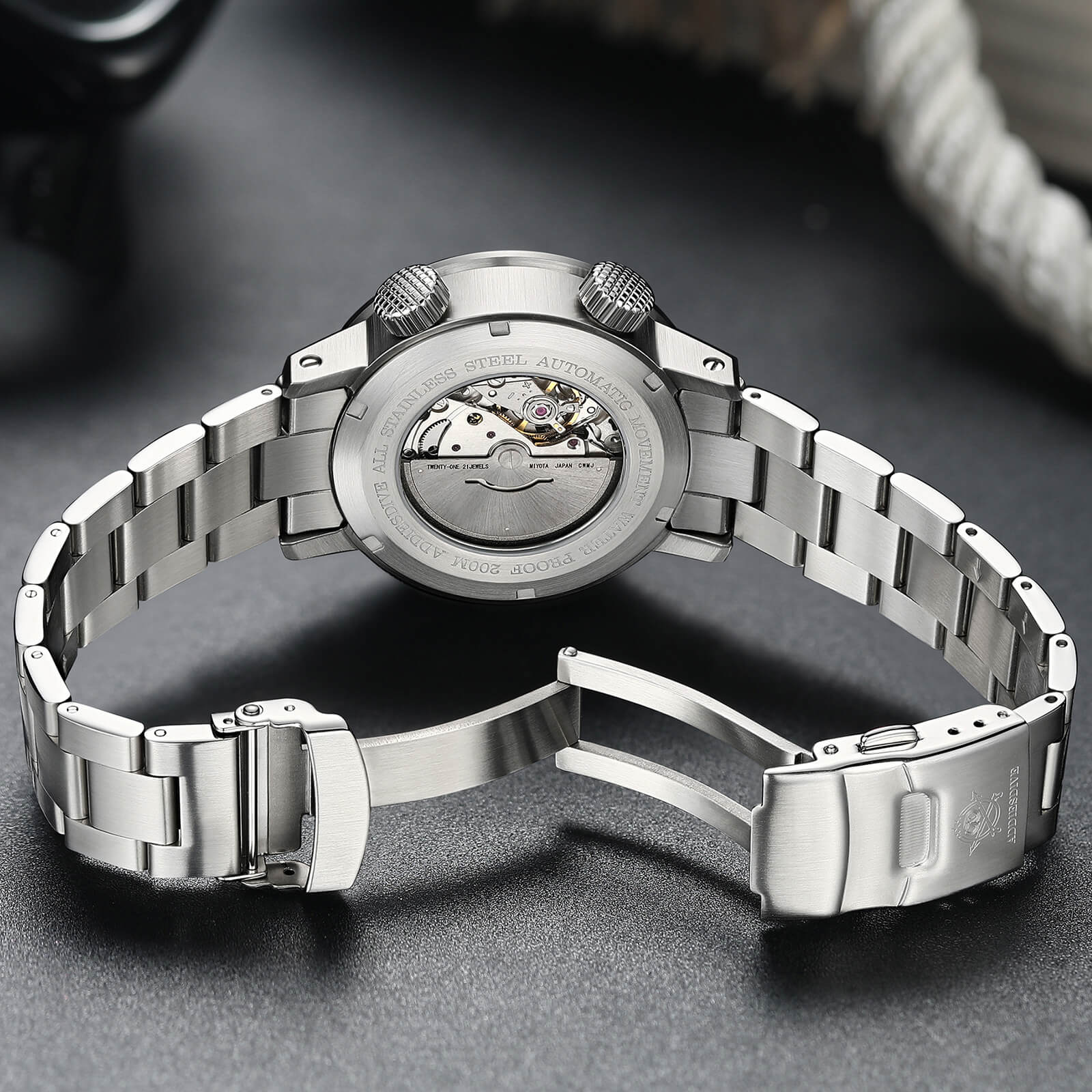 Addiesdive Diver’s Automatic Watch with Internal Rotating Bezel AD2541 - Image 14