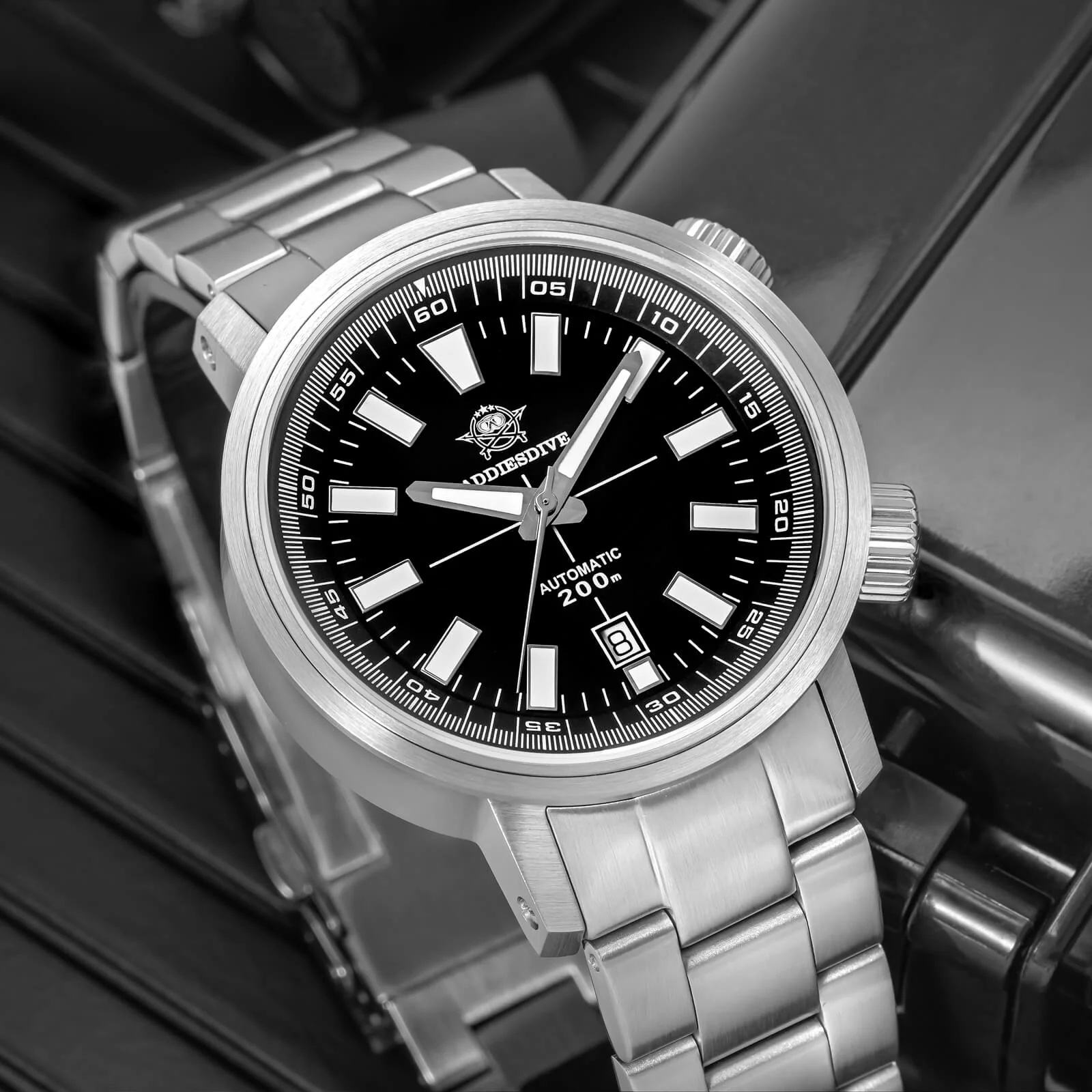 Addiesdive Dual Crown Captain Willard 6105 Homage AD2093 - Image 17