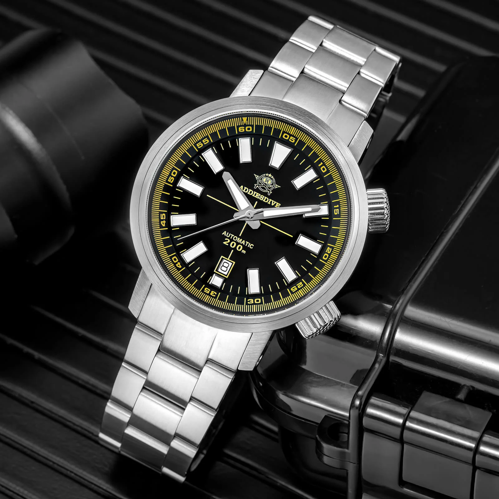 Addiesdive Dual Crown Captain Willard 6105 Homage AD2093 - Image 25