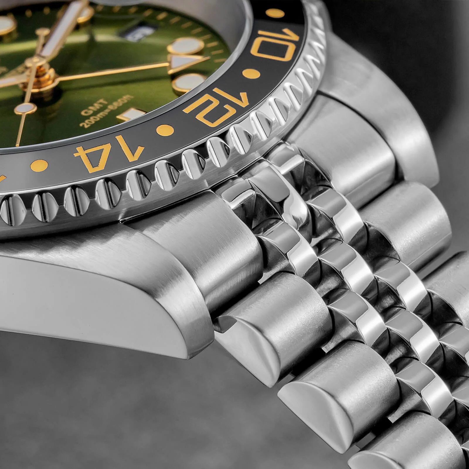 🔥Summer Sale🔥ADDIESDIVE Water Ghost Luxury Dive Watch GMT Quartz Watch AD2050-with Calendar - Image 27