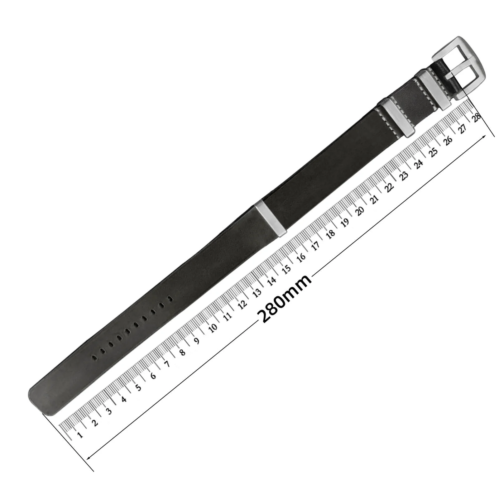 ADDIESDIVE Leather Watch Strap for Men, 20mm - Image 26