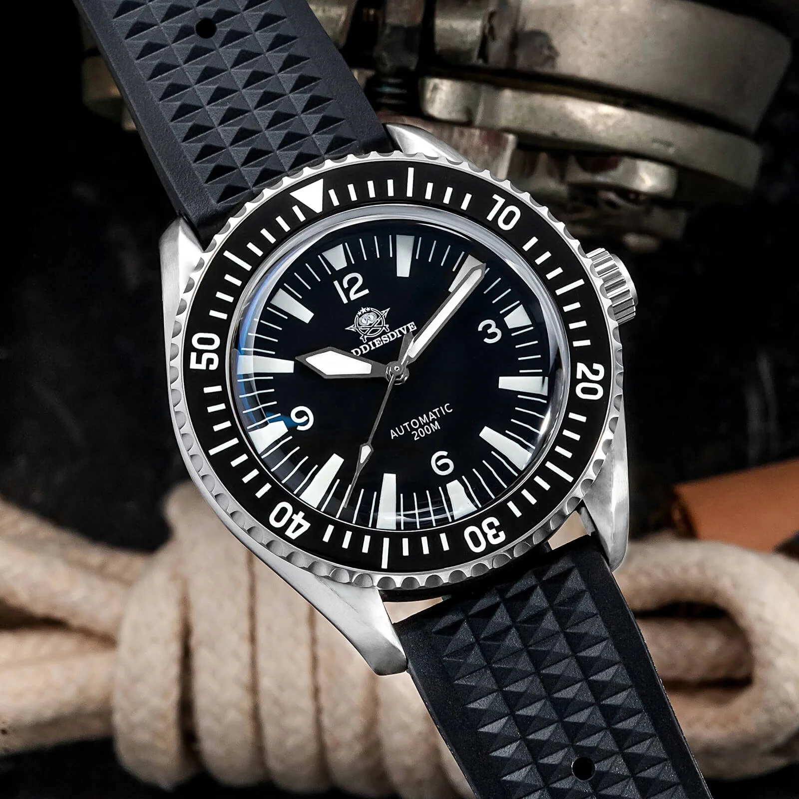 🔥Summer Sale🔥ADDIESDIVE Sharkmaster 300 Automatic Dive Watch AD2056 - Image 7