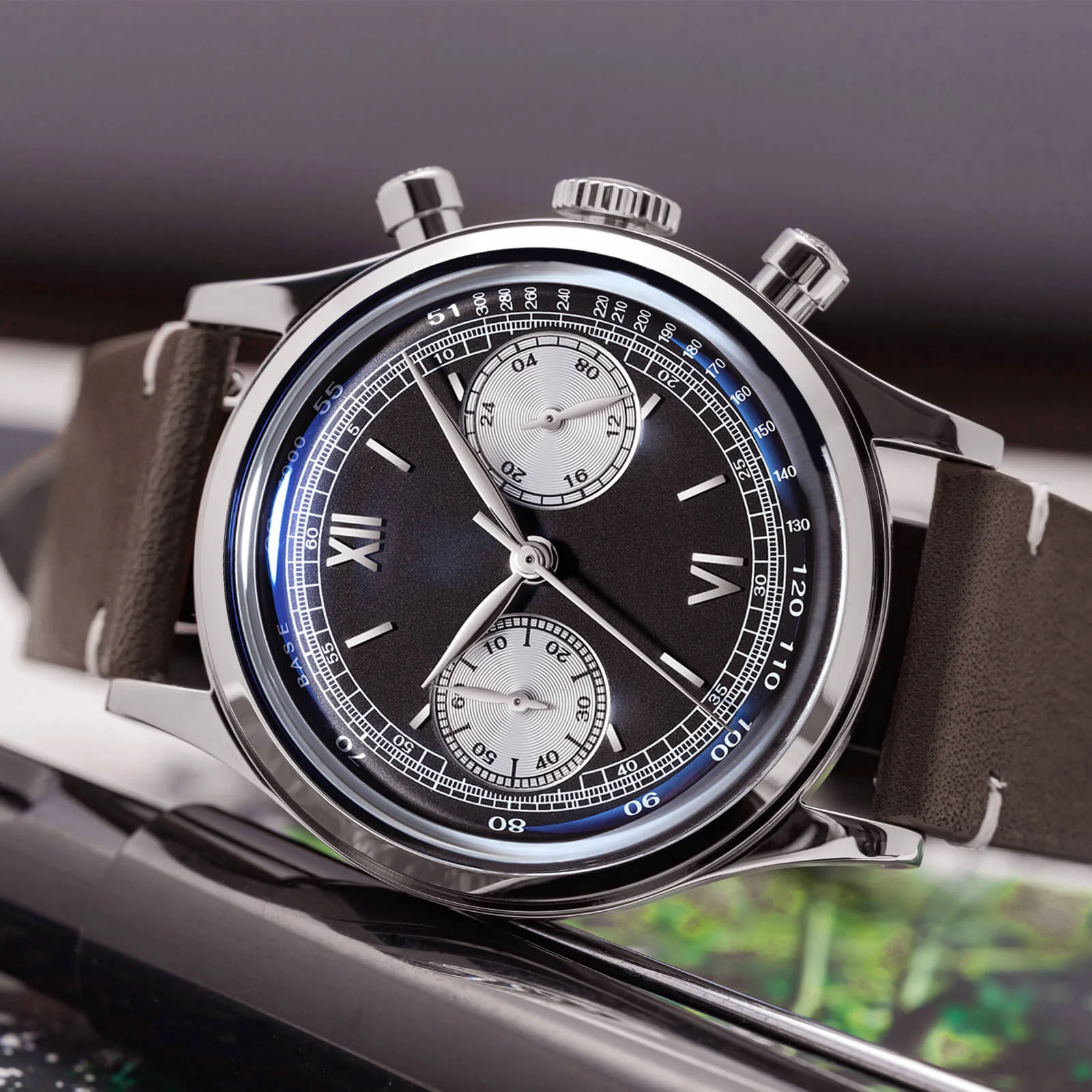 ★India Warehouse★ADDIESDIVE Panda BB Chronograph Retro Men Watch 38mm Quartz Watch - Image 9