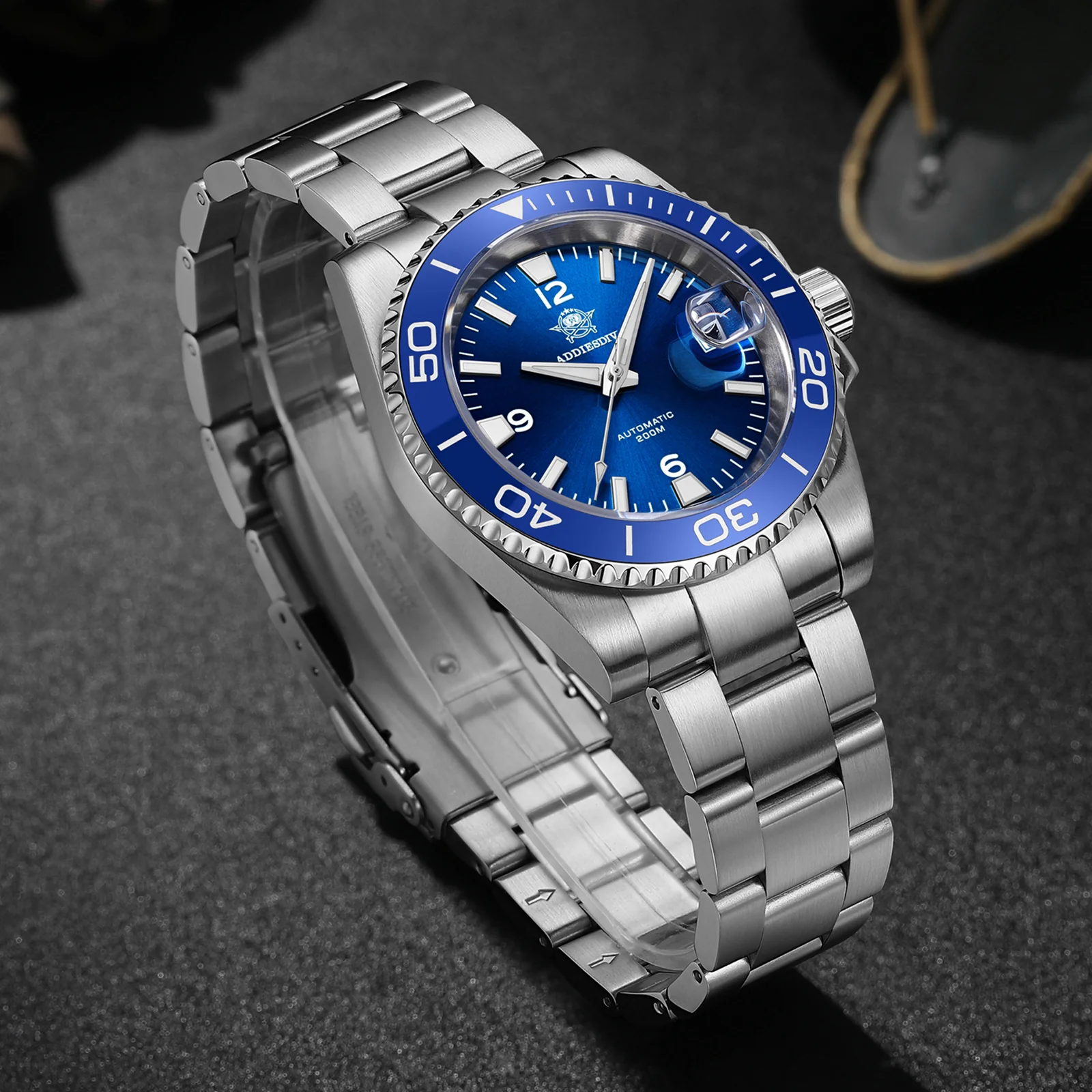 🔥Summer Sale🔥ADDIESDIVE Retro NH35/8215 Sub Dive Watch AD2085 - Image 12