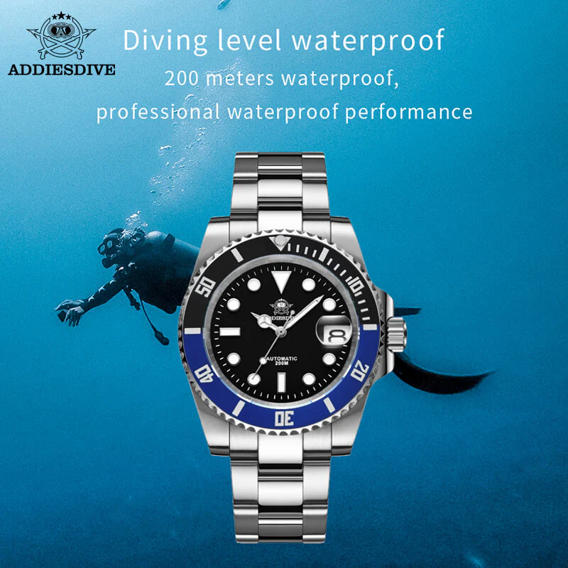 Addiesdive Two Color Sub NH35/8215 Mechanical Watch H3AC - Image 11