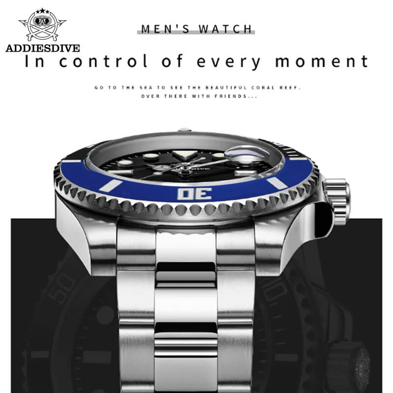 Addiesdive Two Color Sub NH35/8215 Mechanical Watch H3AC - Image 19