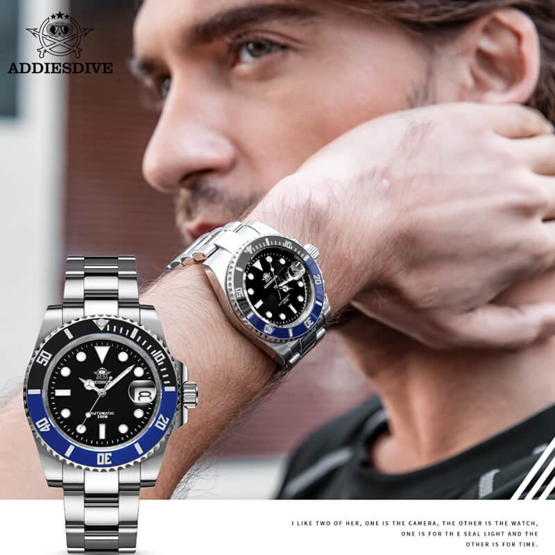 Addiesdive Two Color Sub NH35/8215 Mechanical Watch H3AC - Image 20