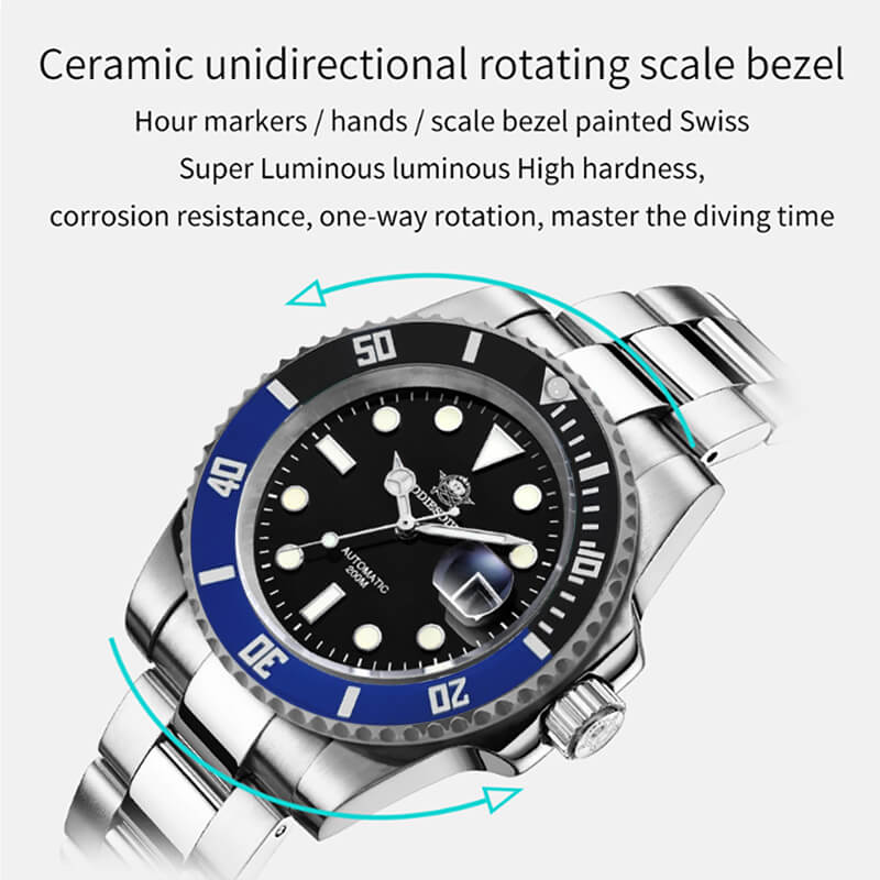 Addiesdive Two Color Sub NH35/8215 Mechanical Watch H3AC - Image 24