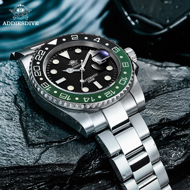 Addiesdive Two Color Sub NH35/8215 Mechanical Watch H3AC - Image 5