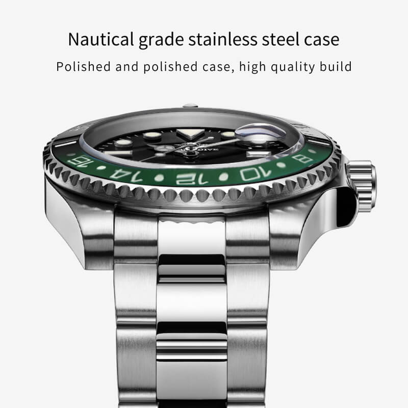 Addiesdive Two Color Sub NH35/8215 Mechanical Watch H3AC - Image 8