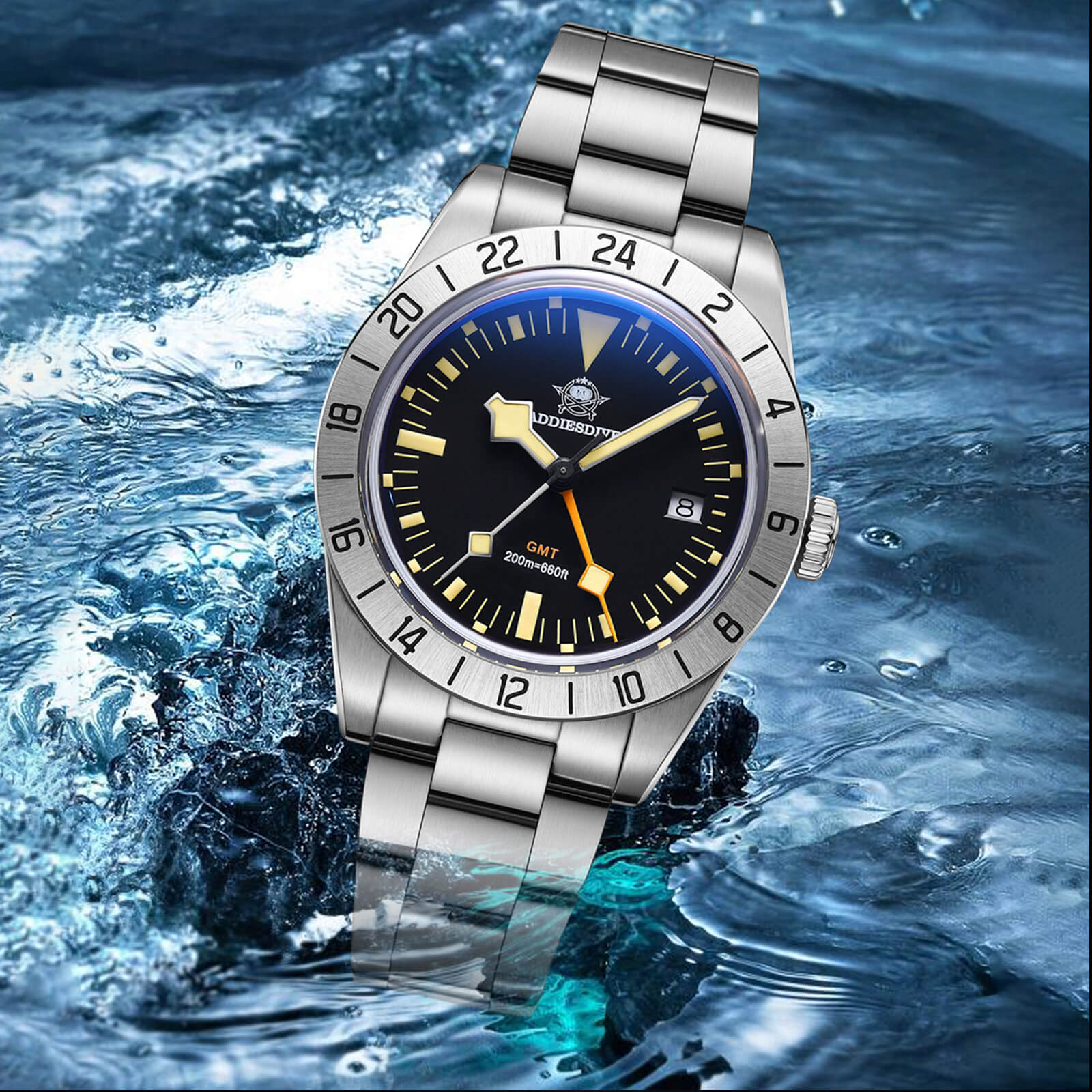 ADDIESDIVE 39mm BB GMT Quartz Watch RONDA515 Movement（AD2035/AD2036） - Image 14